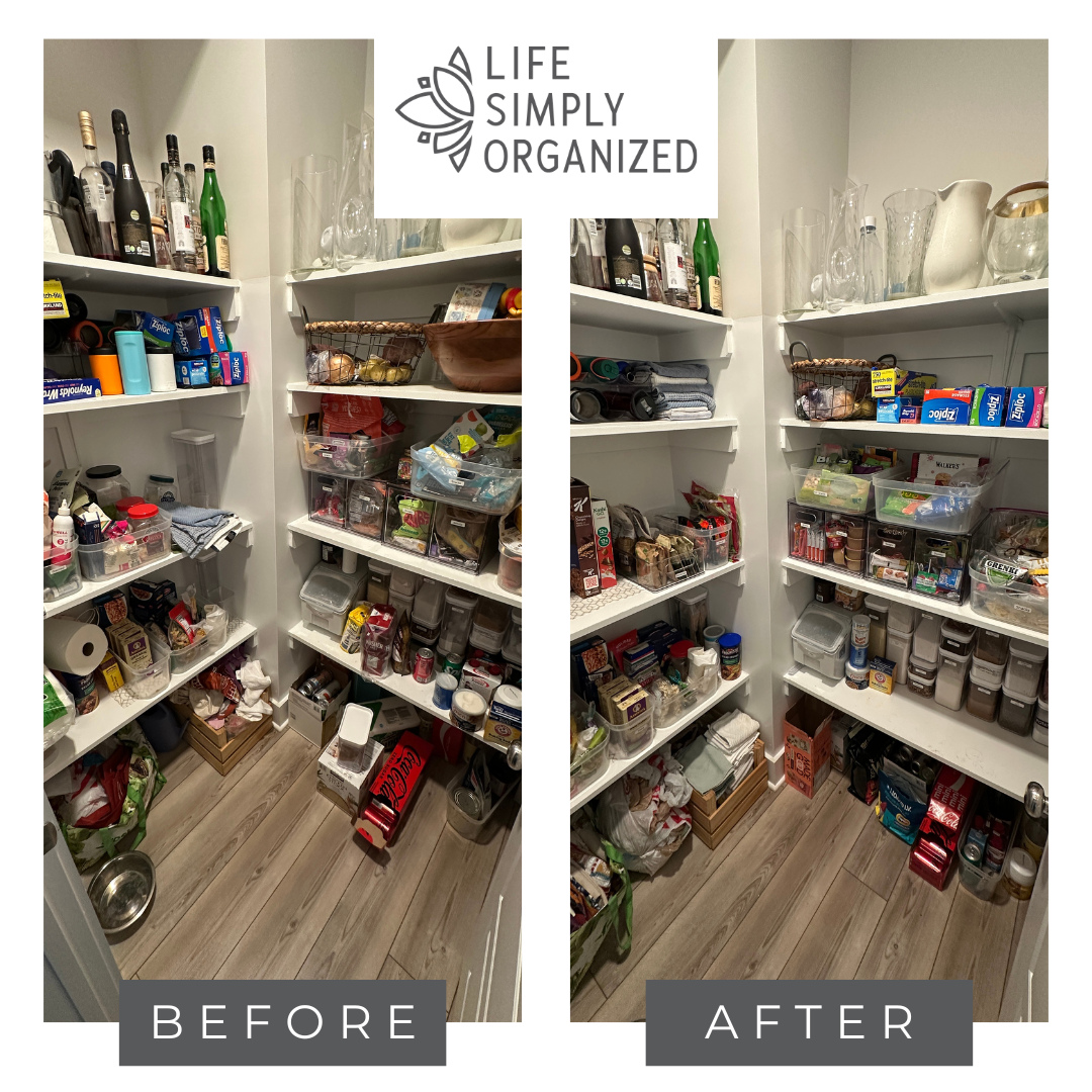 ✨ From pantry chaos to organized perfection! ✨
This before & after proves that you don’t need more space—you need to use your space smarter! 📦🙌
Boxes, labeled containers, and a little vertical thinking transformed this pantry into a functional space where everything is easy to see, easy to grab, and easy to put away. 💫
#PantryOrganization #PantryMakeover #BeforeAndAfter #HomeOrganization #OrganizedPantry #PantryGoals #ProfessionalOrganizer #OrganizingTips #SmartStorage #VerticalStorage #LabeledContainers #StorageSolutions #DeclutteredHome #OrganizedHome #KitchenOrganization #FunctionalOrganization #HomeOrganizing #OrganizationGoals #SimplifyYourSpace #ClutterFreeHome