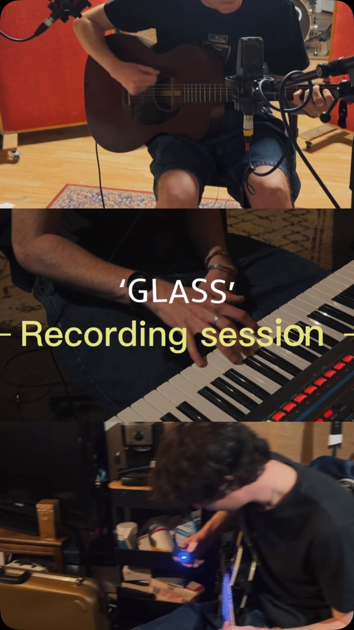 Good times polishing off the @weareglass_band record this week. This band rip!