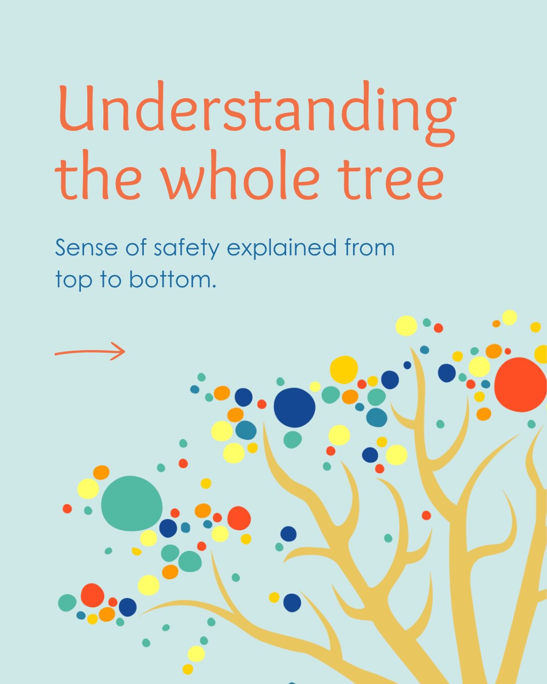 When we think about health and distress, it’s often the visible things that get our attention first -signs, symptoms, behaviours and test results…
Swipe through to explore the tree metaphor behind the Sense of Safety framework ➡️
Just as a tree is more than its leaves, people are more than what can be seen on the surface.
The Sense of Safety framework invites us to look deeper: to the relationships, experiences, meanings, social conditions and environments that shape health and wellbeing. 🌳
It also encourages us to notice the often unseen patterns and connections that hold everything together.
And understanding the whole tree helps us understand the whole person. 🌳
Visit senseofsafety.com for more information and resources.