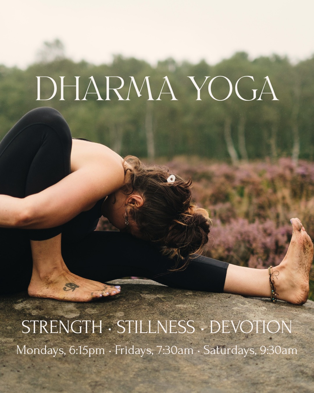 Dharma Yoga is for everyone.
It isn't reserved for the naturally flexible, the strong, or the experienced. It is a practice that welcomes each of us exactly as we are and gently invites us to discover what lies beneath the surface.
Developed by ๐ฆ๐ฟ๐ถ ๐๐ต๐ฎ๐ฟ๐บ๐ฎ ๐ ๐ถ๐๐๐ฟ๐ฎ, Dharma Yoga is a complete practice that honours the fullness of the yogic tradition. A class may include movement, breathwork, meditation, mantra, philosophy and deep relaxation, offering a path that nourishes body, mind and spirit together.
In a world that often presents yoga as something we do, Dharma Yoga gently reminds us of something we can become.
Steadier. Softer. More present.
This is the tradition that Eddie and I have dedicated ourselves to for many years. We continue to study with Sri Dharma Mittra and his senior teachers, and it forms the heart of our own personal practice as well as the foundation of everything we share at Temple of Yoga.
Whether you are completely new to yoga or returning after many years, you will find a warm welcome here.
๐ฆ๐๐ฟ๐ฒ๐ป๐ด๐๐ต โข ๐ฆ๐๐ถ๐น๐น๐ป๐ฒ๐๐ โข ๐๐ฒ๐๐ผ๐๐ถ๐ผ๐ป
๐ Mondays โข 6:15pm
๐ Fridays โข 7:30am
๐ Saturdays โข 9:30am
We'd love to practise with you.
#DharmaYoga #TempleOfYoga #YogaBanbury #YogaOxfordshire #YogaForEveryone @dharmayoganyc