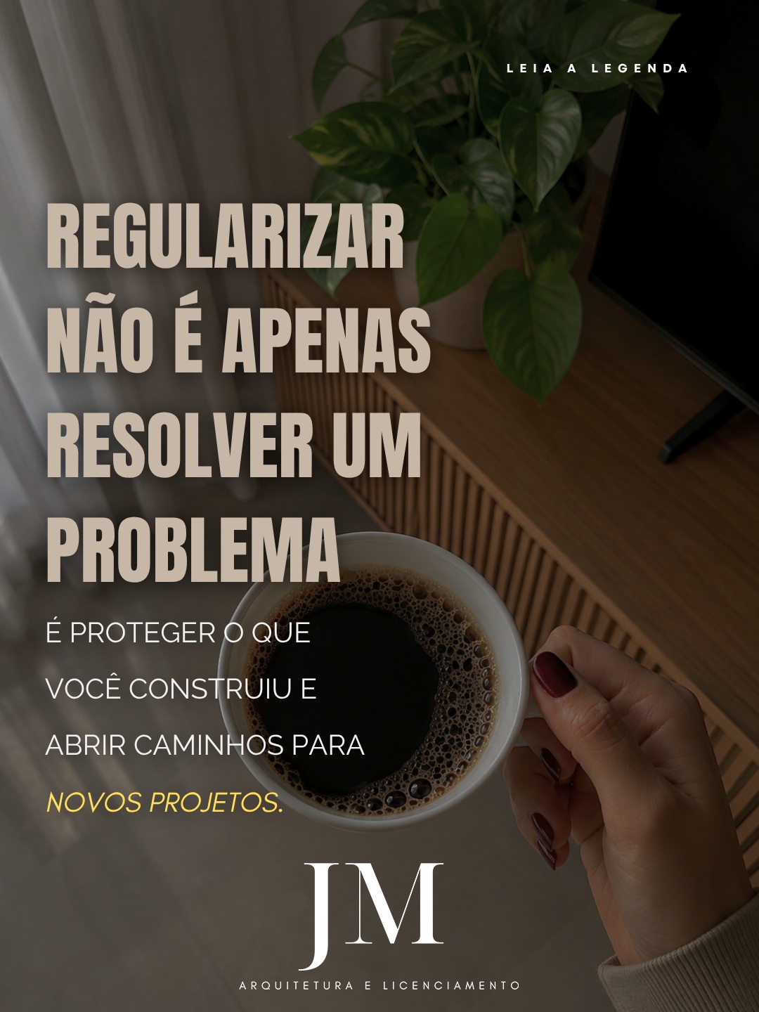 Regularizar um imóvel muda o que você pode fazer com ele.
Imóvel regular pode ser vendido sem restrição. Financiado sem surpresa. Ampliado com projeto aprovado. Transmitido em inventário sem travar.
Imóvel irregular não pode nada disso com segurança.
A regularização não desfaz o que foi construído. Ela faz o que foi construído passar a existir legalmente. Com matrícula atualizada, documentação em ordem e sem risco de embargo ou multa.
É isso que abre caminho para o próximo passo: uma reforma, uma ampliação, uma venda, um novo projeto.
Na JM Arquitetura e Licenciamento, analisamos a situação do seu imóvel e conduzimos o processo do início ao fim.
Envie REGULARIZAR no direct.
#regularizaçãodeobra
#regularizacaodeimoveis
#regularizaçãodeimóveis
#imovelirregular
#regularizaçãodeimoveis
#aprovacaodeprojeto