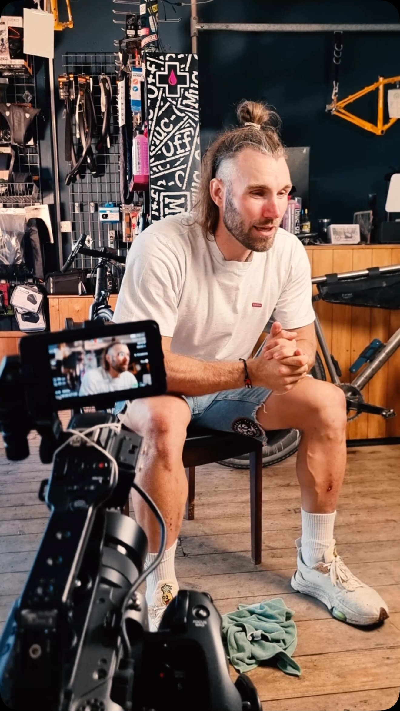 Here’s a little BTS from our new project which we haven’t spoken about yet. If you like bicycles and India, my word, do we have a pleasant surprise coming for you. @bikingvikingtours @velodomcafe @jamesbensonking