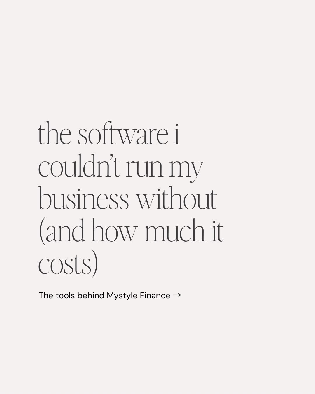 Running a business comes with a LOT of subscriptions 😂
Some are absolutely essential, some save us hours of admin, and some I probably just refuse to live without at this point.
I thought it would be interesting to share the software we actually use behind the scenes at Mystyle Finance, what we use each one for, and roughly how much it costs us each month.
There are definitely cheaper ways to do some of these things, but for me, good systems are worth paying for if they help us stay organised + make the client experience better.
And yes… when you add them all up, it does make you question how many £10-£30 subscriptions one business can possibly have 😂
What’s one piece of software you genuinely couldn’t run your business without?
#business #womeninbusiness #ukbusiness