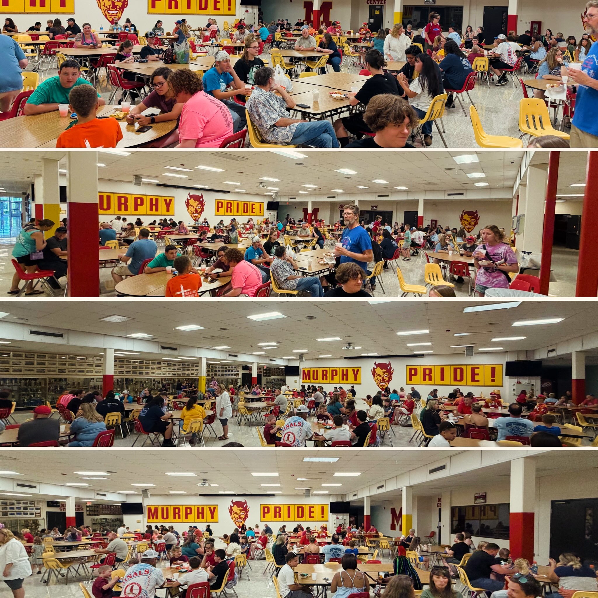 Even though the heat kept us inside, we had a great turnout this afternoon at our Band Welcome Picnic! Thank you parents and students for coming, looking forward to a great year.