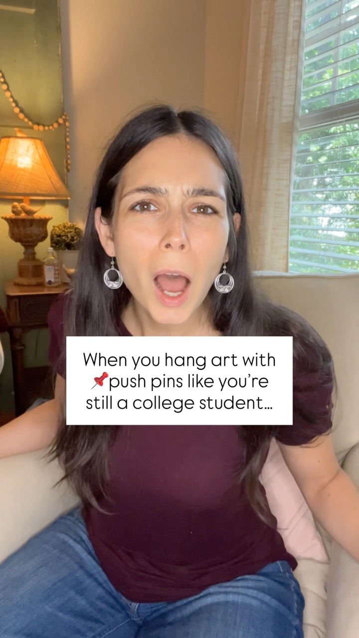 🛑 PLEASE stop slapping art up on the walls haphazardly with push pins 📌
You’re doing yourself a disservice. 🙅🏻♀️
Even if you’re hanging the same posters from college, you can level up the quality of your home decor tenfold just by making this ONE simple switch.
👉 Put it in an actual frame, preferably one with a mat.
🤔 Why? A frame is a visual border that allows the eye to pause and take in that one specific point. The more space around the art, the more important it looks. ✨
The most expensive boutiques aren’t packed with designer dresses, they put just 2-3 items on one rack.
Space is luxury. ✨
And it doesn’t have to be expensive, either!
Stores like Michael’s have sales on their frames all the time. If it’s not a standard size, you can order custom frames and mats affordable from sites like @americanframe or @finerworks
Add mats and frames to all your wall art and photos and let me know what a difference it makes!
#framingart #collegedecor #homedecortip #decorategreat #luxuriousliving
