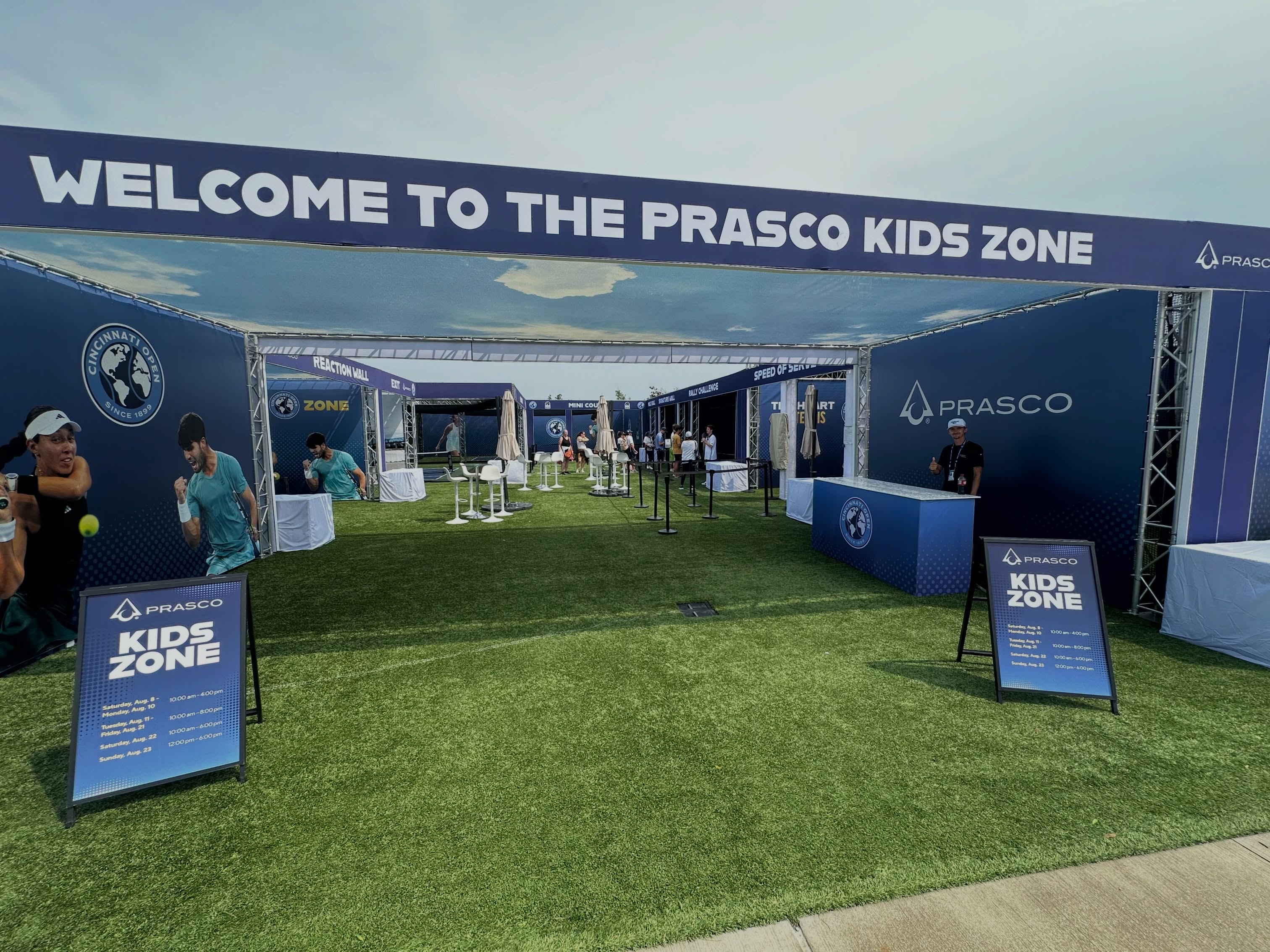 Big build, big tennis, back in Cincinnati 🇺🇸 🎾
Our US team has been busy bringing the @cincytennis Fan Zone to life, transforming the space with extensive branded walling and a packed line-up of interactive tennis experiences.
Speed of Serve. Mini Courts. Reaction Walls. Multiball. Skill challenges. All designed to get fans picking up a racket and into the action.
Another major tennis project delivered by our #ProvisionPeople 💪🎾
#ProvisionEvents #CincinnatiOpen #FanExperience #Tennis