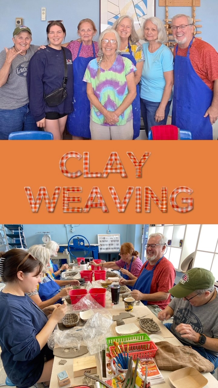 Turns out, clay can do a pretty convincing impression of a basket. đ
A look back at our recent Clay Weaving workshop and all the weaving, shaping, problem-solving and VERY cool pieces that came out of it. We loved seeing everyone put their own spin on the same technique!