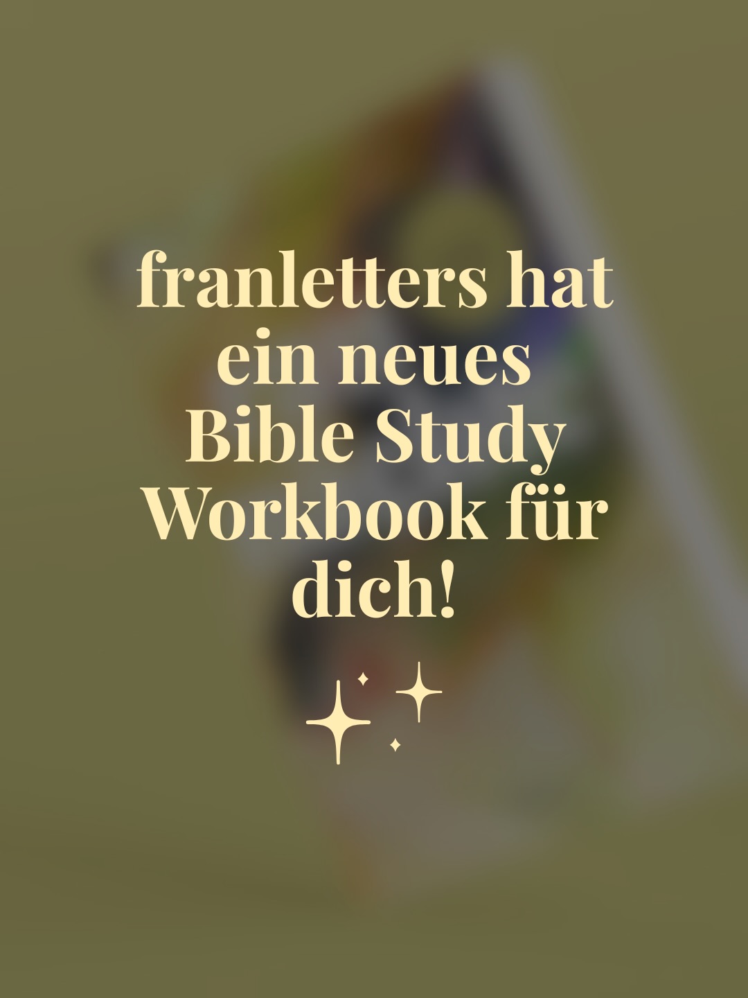 {Raunächte Bibelstudie} coming soon!
Schon seit vielen Jahren nutze ich die Zeit der Raunächte - bevor ich überhaupt wusste, dass diese Zeit des Jahres so heißen kann - für Reflexion und Zielsetzung.
Diese Zeit zwischen den Jahren bietet sich super dafür an, weil nach Heiligabend alles etwas ruhiger wird, sich mehr nach drinnen und innen verlagert und nicht so viele Termine im Außen stattfinden.
Ich freu mich daher riesig, wenn wir dieses Jahr zusammen durch die Raunächte gehen mit unserer neuen Bibelstudie!
Bald kannst du dir dein Exemplar vorbestellen - Stay tuned!
Deine Franzi