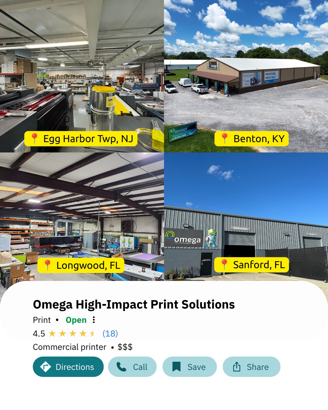 Three states. Five facilities. One incredible team.
📍NJ Branch Headquarters & Fulfillment Warehouse
6726 Delilah Rd, Egg Harbor Twp, NJ 08234
📍KY Branch Headquarters
1071 US Highway 68 E, Benton, KY 42025
📍FL Branch Headquarters
1983 Corporate Sq #103, Longwood, FL 32750
📍FL Fulfillment Warehouse
751 Central Park Dr, Sanford, FL 32771