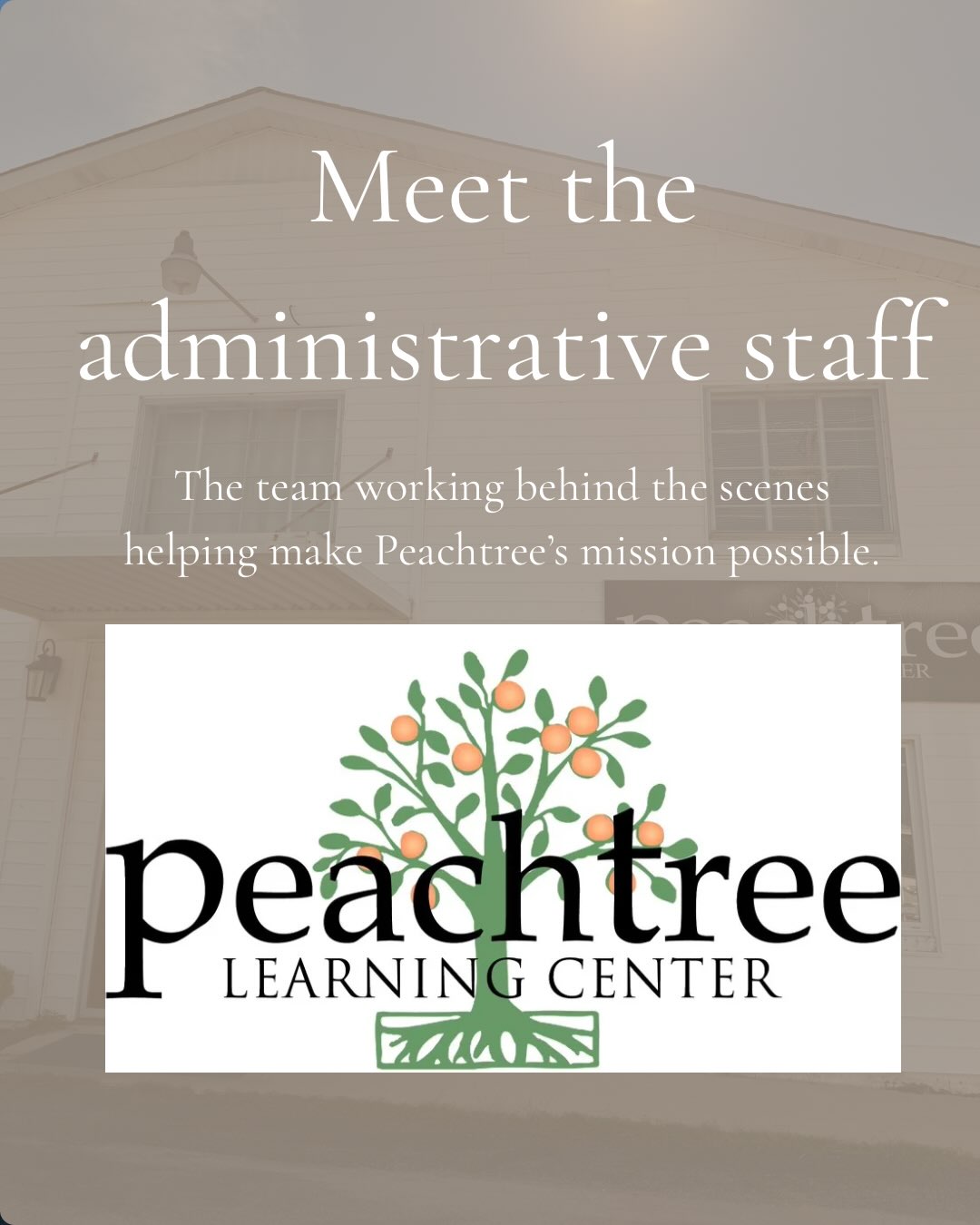 Meet the administrative staff!
As we launch this new school year we want to be intentional to introduce you (or reintroduce you!) to the people who make it all happen.
Today, say hello 👋🏻 to our admin staff!
We are so blessed to have each of them and could not operate without each of their unique skills & love for this place!