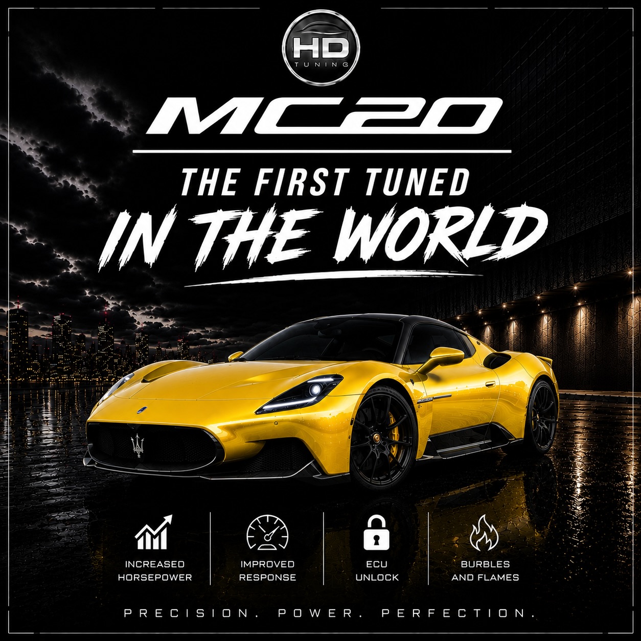 With help from the most advanced tuning tool in our industry @autotunerusa , we had the honor of being the first to develop and produce a tune for the #maserati #mc20 over a month ago in mid June. The ECU family is identical to what we have in our shop Ferrari 296 but the complexity of the code is about 1/10th of what there is in the Ferrari variant because of its age and not having a hybrid system. The criminally underpowered MC20 is transformed into what it should have been with the help of another 100HP. The bite now matches its bark thanks to HD calibration.