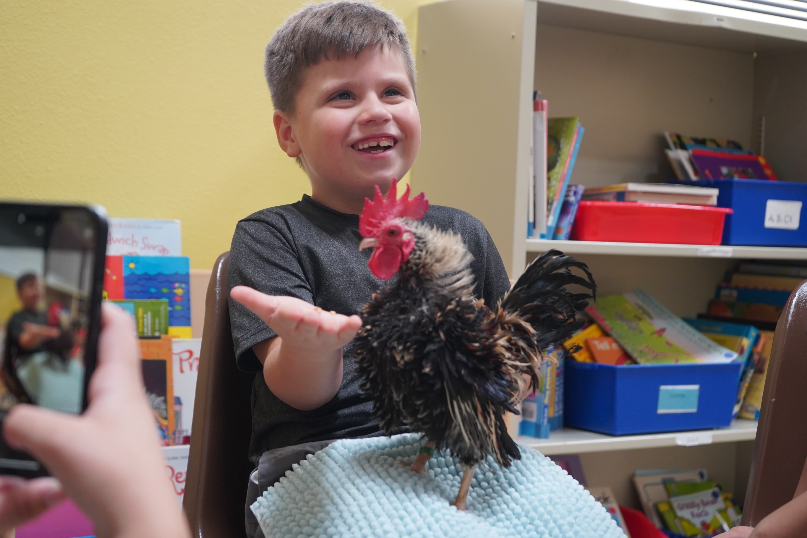 10 years of pawsitive memories! ❤️🐾
A huge THANK YOU to @pawsitivefriendships and all of the wonderful volunteers who bring their incredible animals to visit our students each week! 🐶🐱🐰🐢🦜
Our students look forward to animal therapy every week, and we absolutely love seeing their excitement, smiles, and curiosity when they meet each new animal. We can’t wait to see what fun and furry (and feathered!) friends we’ll meet throughout this year! 🐾
Thank you for bringing a little extra joy to our school every week! We appreciate you more than words can say! ❤️
________________________________________________
#AnimalTherapy #AnimalAssistedTherapy #PawsitiveMemories #PawsitiveImpact #hopeacademy4autism