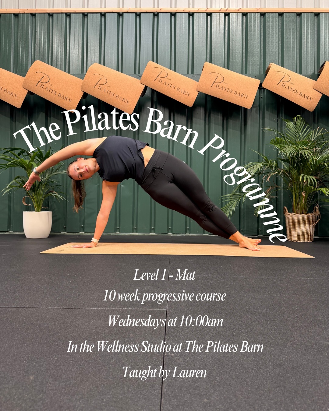 The Pilates Barn Progressive Programme✨
Taught by our wonderful instructor Lauren.
Delve deep into technique and learn key movements and variations of the traditional pilates sequence.
This level 1, 10 week course will start you at the beginning of Pilates practice.
With a small group, in person session each week you will learn to refine your breath work, assess alignment, and learn elements of the traditional pilates sequence ✨
By the end of the course you will have completed variations of the first 18 movements of the traditional pilates sequence.
Everyone enrolled on the course will receive a Pilates Barn work booklet to assist in your practice, and a free mini tote ✨
Suitable for complete beginners, post natal clients and experienced individuals who wish to learn from the traditional sequence and develop their pilates practice ✨
Book now via the courses section on our app.
T’s and C’s apply ✨