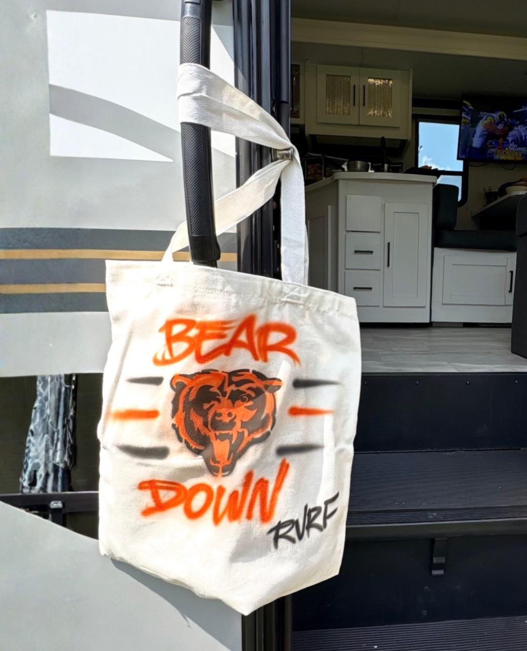 Bear Down, wherever the road takes us. 🐻⬇️🏈 #rvrental #tailgating