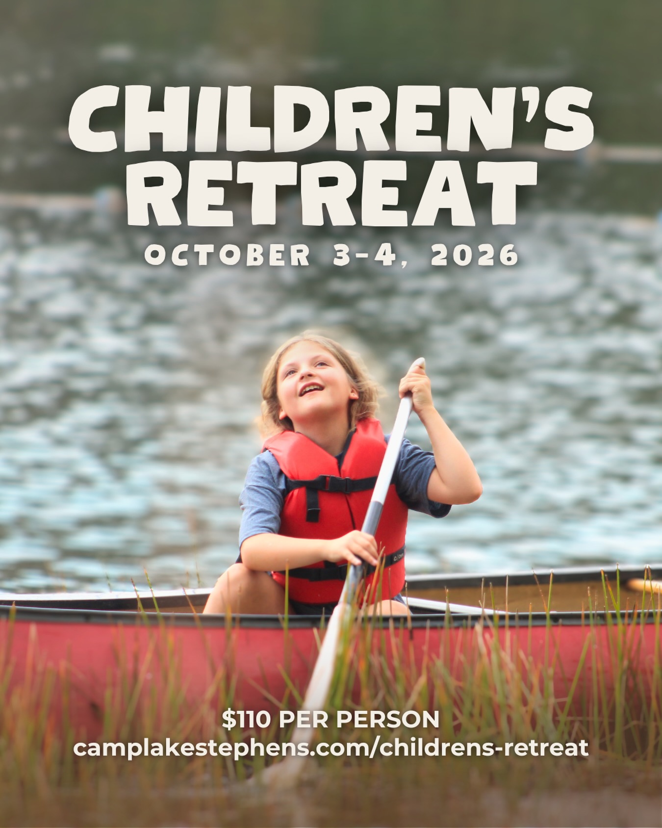 We’re getting ready for Children’s Retreat, and you should too!
Registration is live now on our website (link in bio)
camplakestephens.com/childrens-retreat