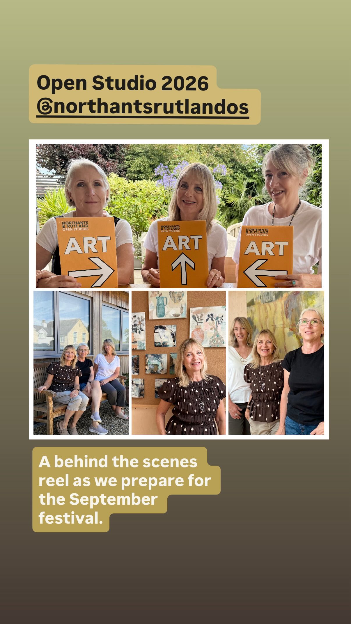 EVER WONDERED what happens behind the scenes at this time of year?
You may have seen NROS - @northantsrutlandos brochures appearing everywhere, but behind the scenes we’ve been preparing for months — creating and producing our best work. Now comes the important part: making sure everyone knows about it! 😄
This year, yet again, I’m showing at @jackie.cheetham beautiful studio just outside Exton, Rutland, and @tchamberlain.studio will be joining us with her distinctive jewellery made from glass stones.
Marketing is part of the process, but as these photos show, we’ve also had a lot of fun and laughs putting everything together — both at my home where we exchanged brochures and banners and at Jackie’s studio, where the event will take place.
We don’t take ourselves too seriously and make loads of mistakes doing this, but it doesn’t matter!
Everyone is very welcome, with no obligation to buy. Come along, meet us, and enjoy a stimulating visit in a stunning part of Rutland UK.
All you need is the postcode and a bit of curiosity to see what we do. LE15 8BA Open 5th, 6th, 11th, 12th,13th September.
As Steve Harley said back in the day:
“Come up and see me, make me smile.” 🎶
We would love to see YOU!