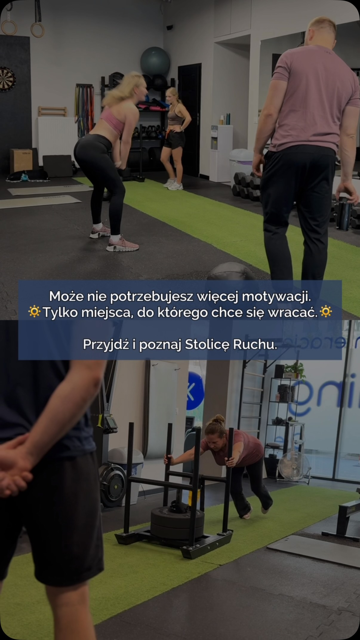 Czasem problemem nie jest brak motywacji. Tylko miejsce, w którym trudno poczuć się swobodnie i naprawdę zacząć.
W Stolicy Ruchu trenujesz w kameralnym studio na warszawskiej Woli, pod opieką trenera i według planu dopasowanego do Ciebie.
Bez tłumu, bez zastanawiania się, co dziś robić. Przychodzisz i działamy razem.
Chcesz sprawdzić, czy to miejsce dla Ciebie? Umów pierwsze spotkanie. 🤝
#treningpersonalnywarszawa #treningpersonalnywola #wolawarszawa #studiotreningowe