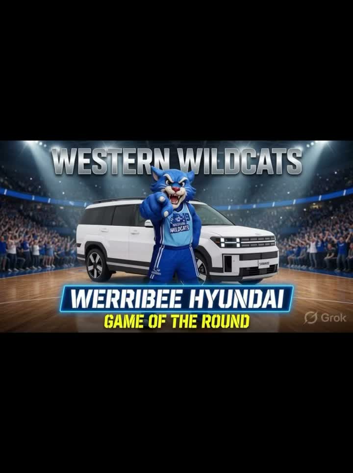 🔥 WERRIBEE HYUNDAI GAME OF THE ROUND IS HERE! 🔥
Our U8 Little Lions face off against the Williamstown Willy Cannons U8s in a matchup that’s sure to bring plenty of energy and excitement! 💙
📍 Altona Sports Centre — Court 8
🗓️ Friday, 21 August 2026
⏰ 5:10 PM
🎉 Pack the stands. Bring the noise. Support our Wildcats!
A big thank you to our amazing partner Werribee Hyundai – Hopper Motor Group for their ongoing support of local junior basketball. 🚗⚡️
See you courtside! 🐾💙
#westernwildcatsbasketball
#werribeehyundai
#hoppermotorgroup
#GameOfTheRound
#GoWildcats
#LocalBasketball
#wyndhambasketball
#pointcookbasketball
#altonabasketball
#JuniorBasketball