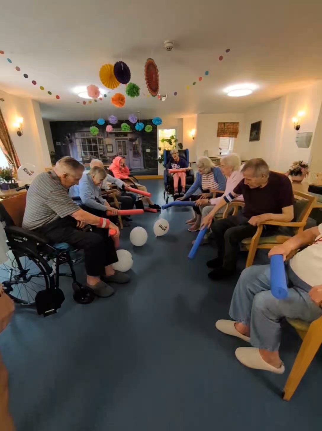 ✨Combining physical movement with games and play provides a powerful way to support our residents.
These playful activities with Rise boost brain health, improve balance and reaction times, and reduce feelings of sadness or isolation by turning exercise into a fun, social experience.
#Nursinghome
#LivingwellDementia
#Wellbeing
#ActivitiesMatters