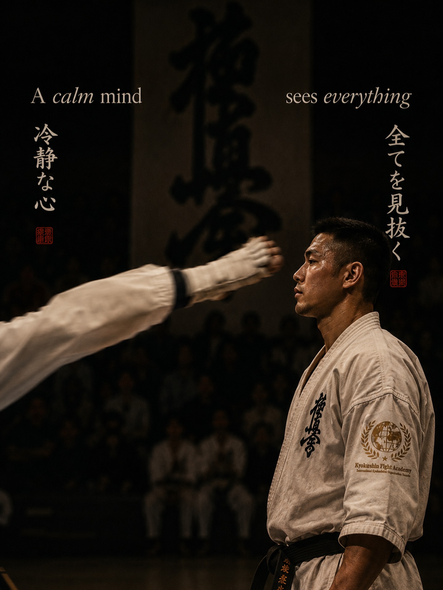 A calm mind sees everything.
In Kyokushin, strength is not only measured by how hard you strike — but by how clearly you can see when the pressure rises.
When the body is tired.
When the distance closes.
When the fight becomes chaos.
Stay calm.
See clearly.
Then act.
静けさの中に、強さがある。
In stillness, there is strength.
#Kyokushin #KyokushinKarate #Karate #MartialArts #Kumite