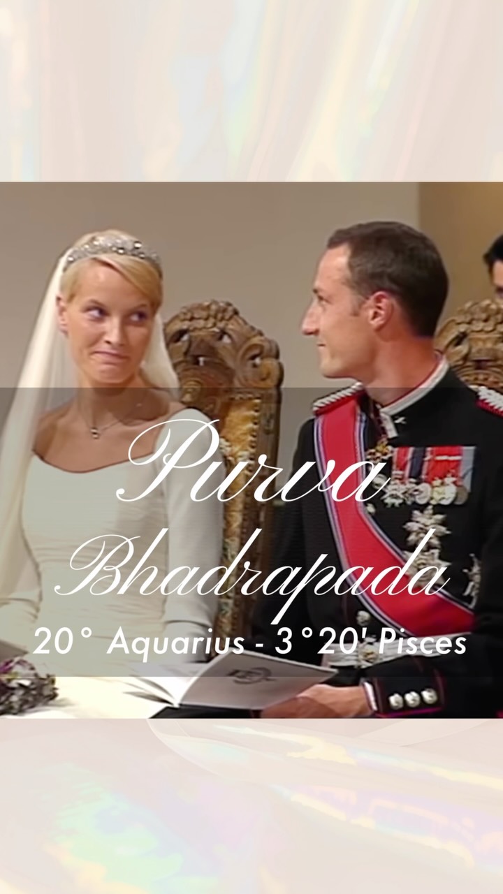 Get an astrological reading ❤️
🔗in bi0
Purva Bhadrapada’s basis above is ‘that which is good for people’, and its basis below is ‘that which is good for the Gods’. We see an exchange here- the heaven uplifting the Earth and vice versa.
Not only does the woman in this situation become a royal, but in some cases the Prince also has to step down from royal positions, like Prince Christian of Denmark becoming Count Christian of Rosenburg.
In my research on presidents around the world, Purva Bhadrapada has also shown up as the least present nakshatra because they tend to see all common people as equal instead of wanting power all to themselves.
#purvabhadrapada #nakshatra #vedicastrology #jupiter #Aquarius pisces spirituality spiritual occult occultism tantra jupiter saturn moon royalty astrology astrologer transit ephemeris