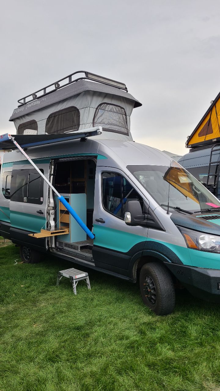 970.669.6000 ● coloradocampervan.com ● twotrackcampers.com
#overlandexpomountainwest #vanbuilders #vanconversions #vanlife #poptop