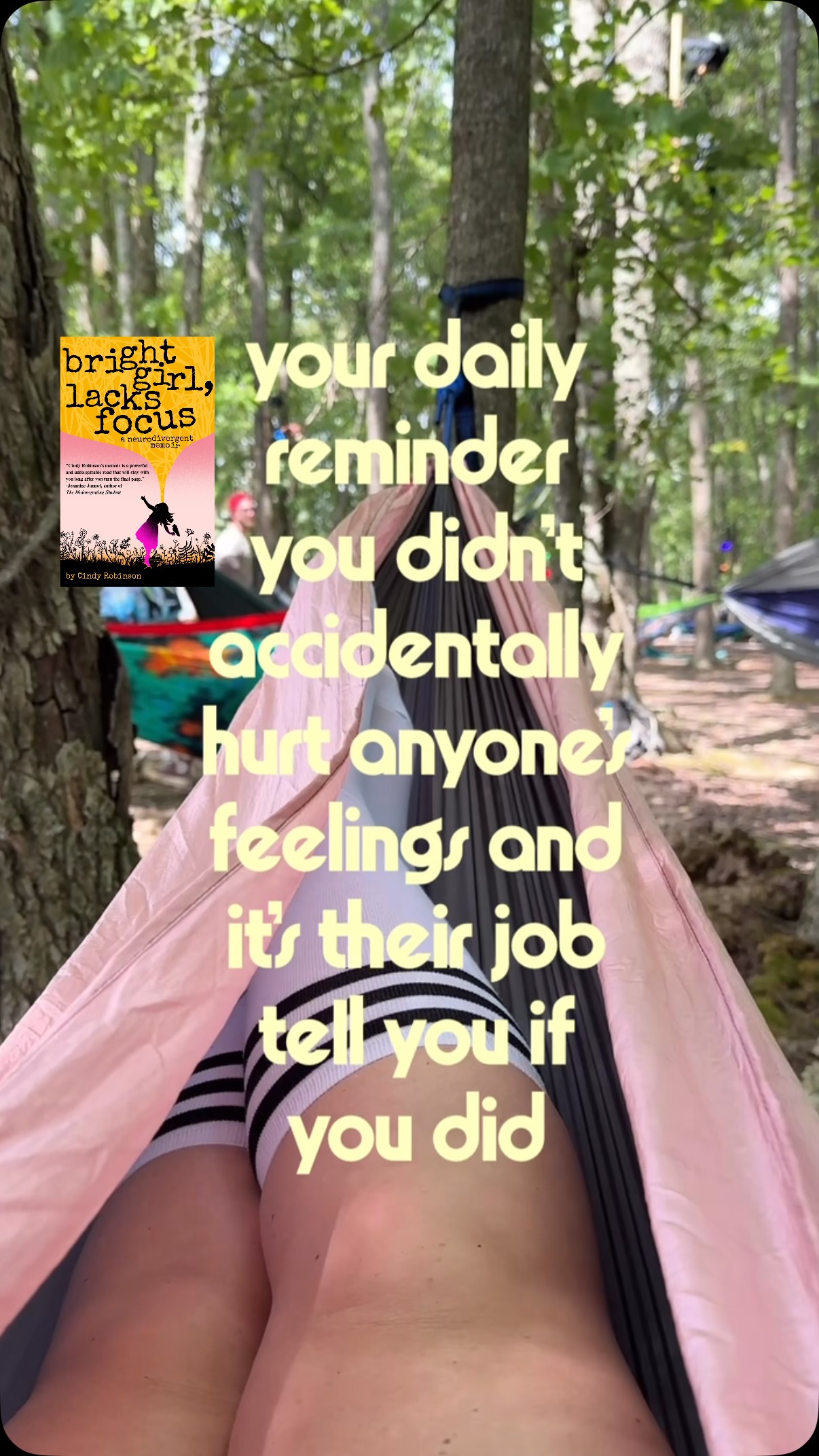 Let’s take a day off from policing ourselves 🏝️⛵️