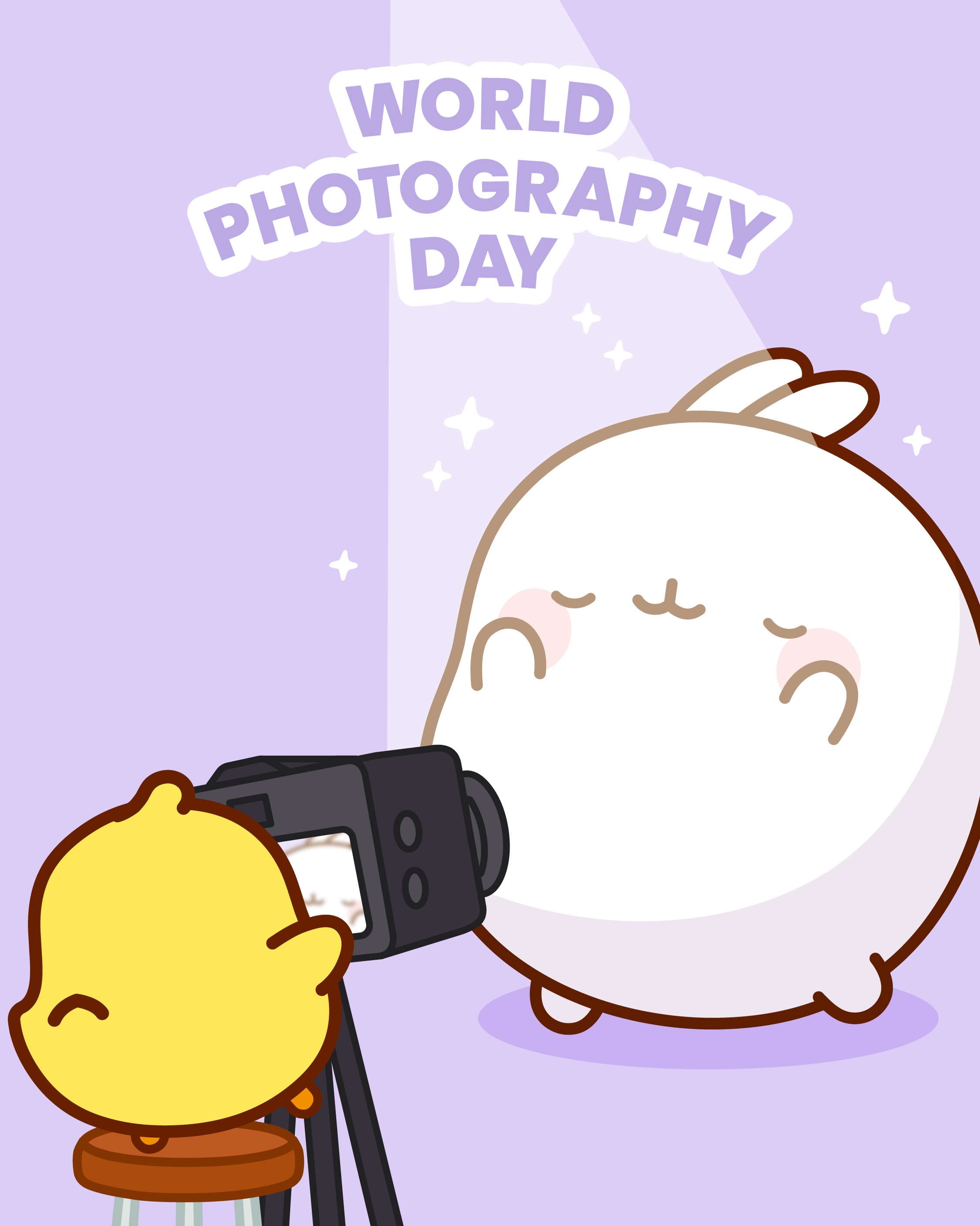 Molang is so photogenic πΈ Whatβs your favorite pic? #WorldPhotographyDay