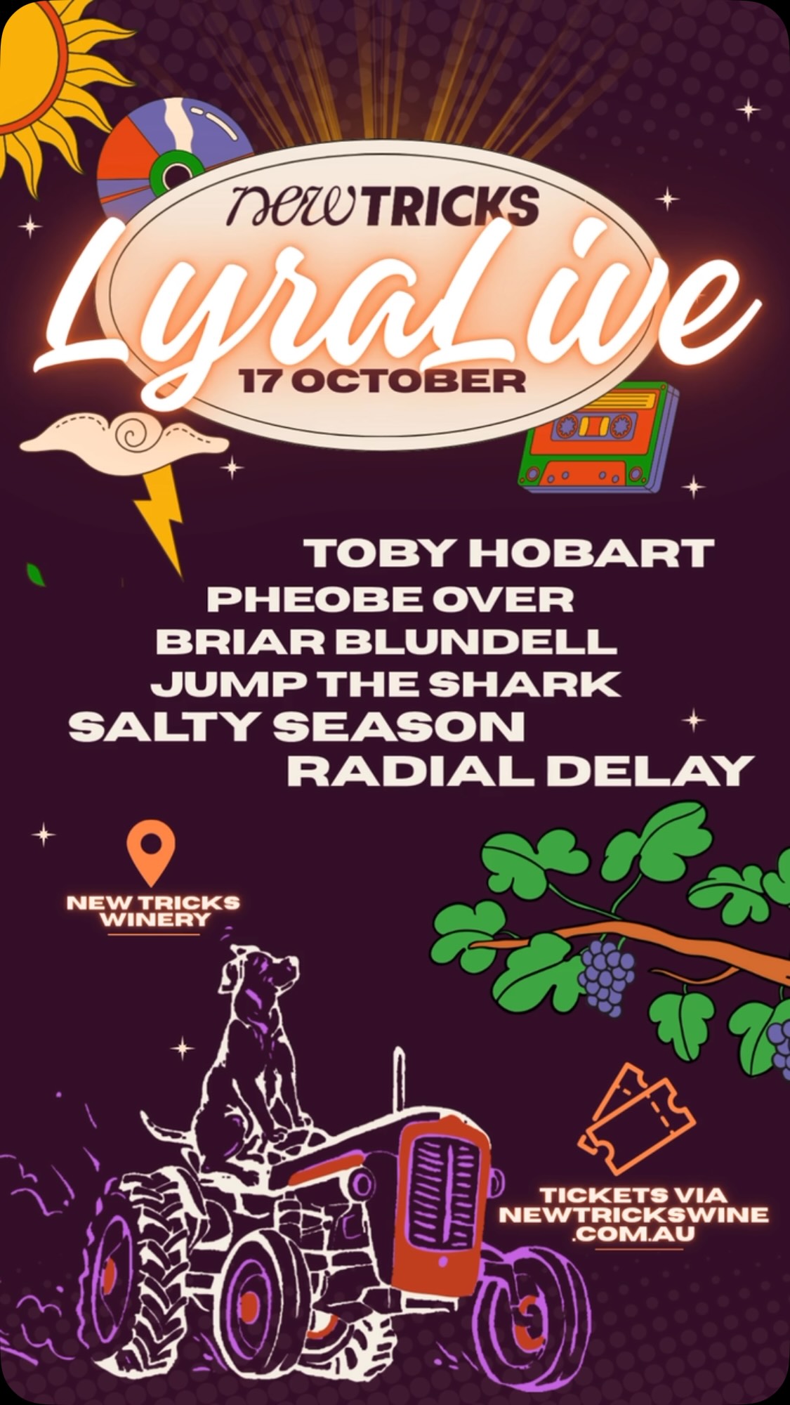 LINK IN BIO
Lyra Live 2026 is nearly here and the line up is officially confirmed. A huge day of folk, country, pop and rock all night long! We SOLD OUT last year so get em while they’re hot.
#musicfestival #granitebelt #winery #rock #qldcountry