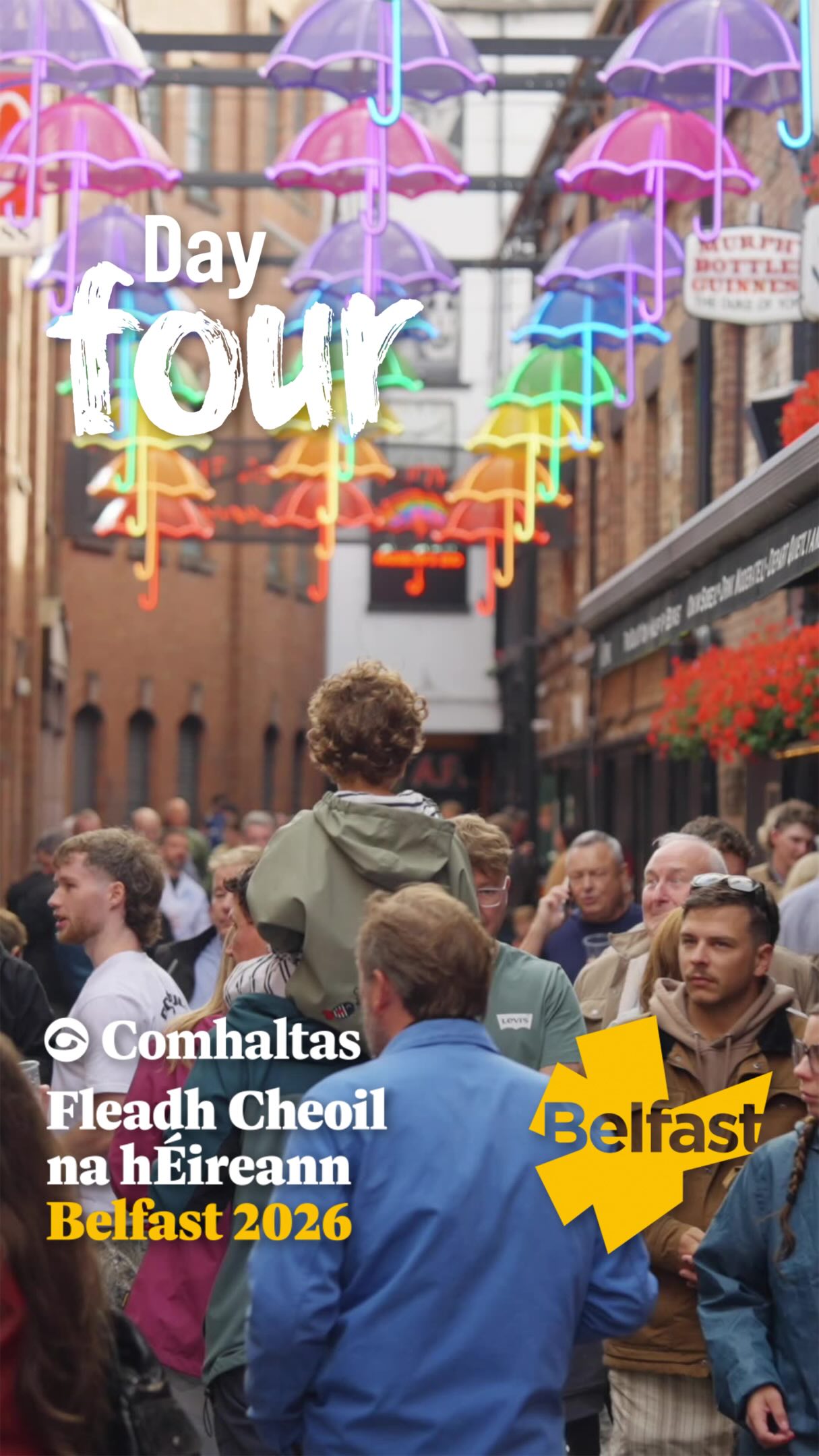 Day 4 - FOOD 🌮
We have been Fleadh-t out over the last few weeks creating and capturing content for Fleadh Cheoil na hÉireann 2026 in Belfast.
We spent an incredible eight days working alongside @ardmoreadv, @belfastcitycouncil and @fleadhcheoil, producing a launch film and eight daily 60 second highlight films.
We had an awesome crew of 13 working across the event, capturing the music, performances, people and atmosphere throughout Belfast.
A massive thank you to all our crew, everyone involved in the event, and to Ardmore Advertising and Belfast City Council for trusting Speed Motion to help capture such an unforgettable event in Belfast.
Check out the rest of the day’s highlights as we post them throughout the week 🎻