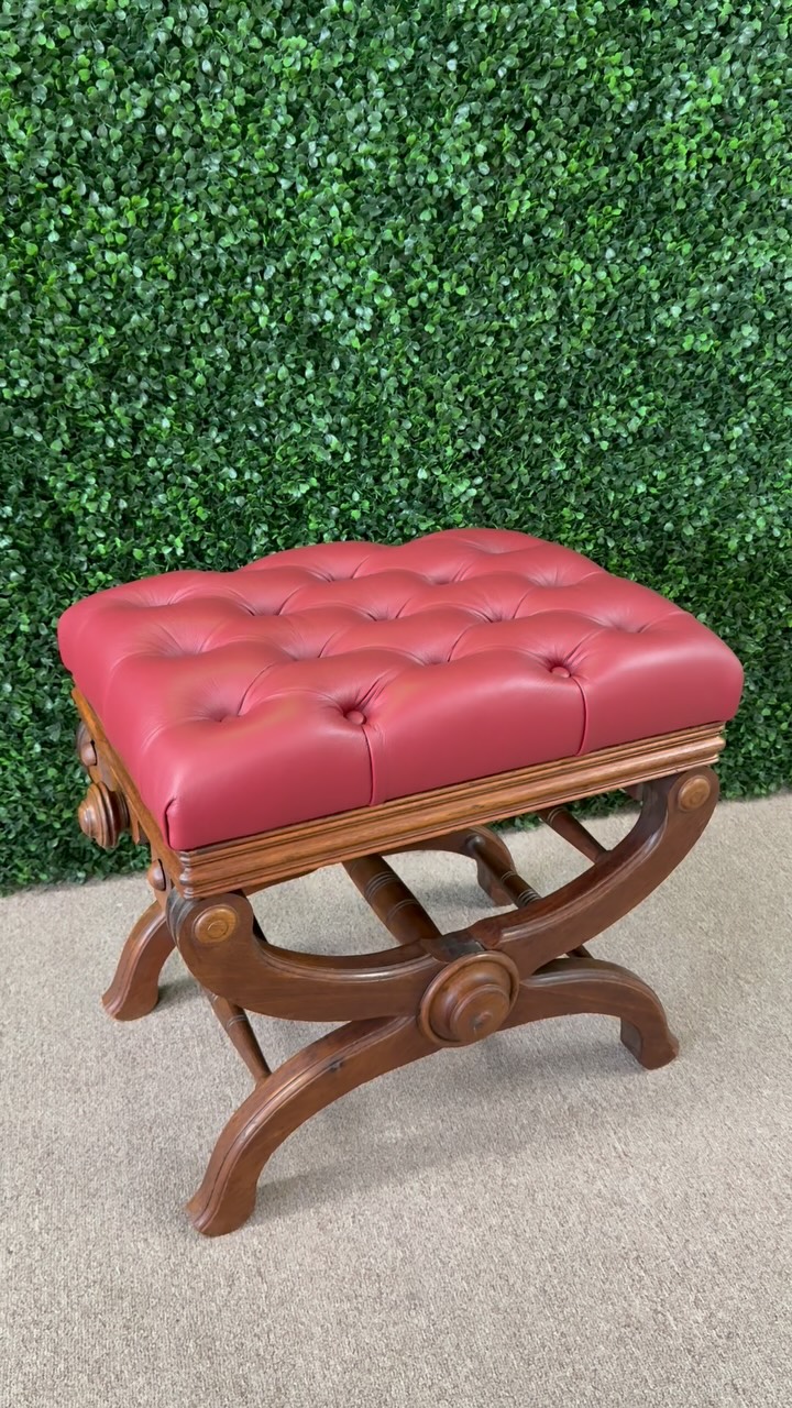 Timeless craftsmanship in every detail. ✨
This classic bench was brought back to life with rich red leather, deep hand-tufting, and a beautifully restored wood frame. A piece with this much character deserves a finish that lasts.
#AmbroseUpholstery #CustomUpholstery #FurnitureRestoration #LeatherUpholstery #furniture
