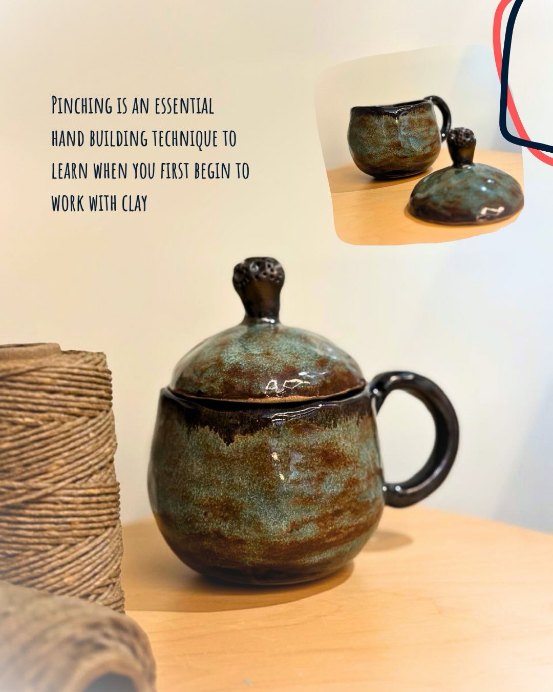 Pinching is an essential hand building technique to learn when you first begin to work with clay. And it also tends to deliver a more organic look.
The simplest and fastest way of making pottery 💯
pottery | ceramics | clay | potterydubai | dubaipottery | potteryworkshop | claystudio | ceramicart | potterylove | handmade | sustainableart | recycleclay | potteryprocess | potterylife | potterycommunity | mudhouse | mudhousestudio | dubaiworkshops | createindubai | artdubai | potteryreels | clayartist | ceramicstudio | potteryviral | explorepage | fyp | reelsinstagram | potteryaddict | potterydaily