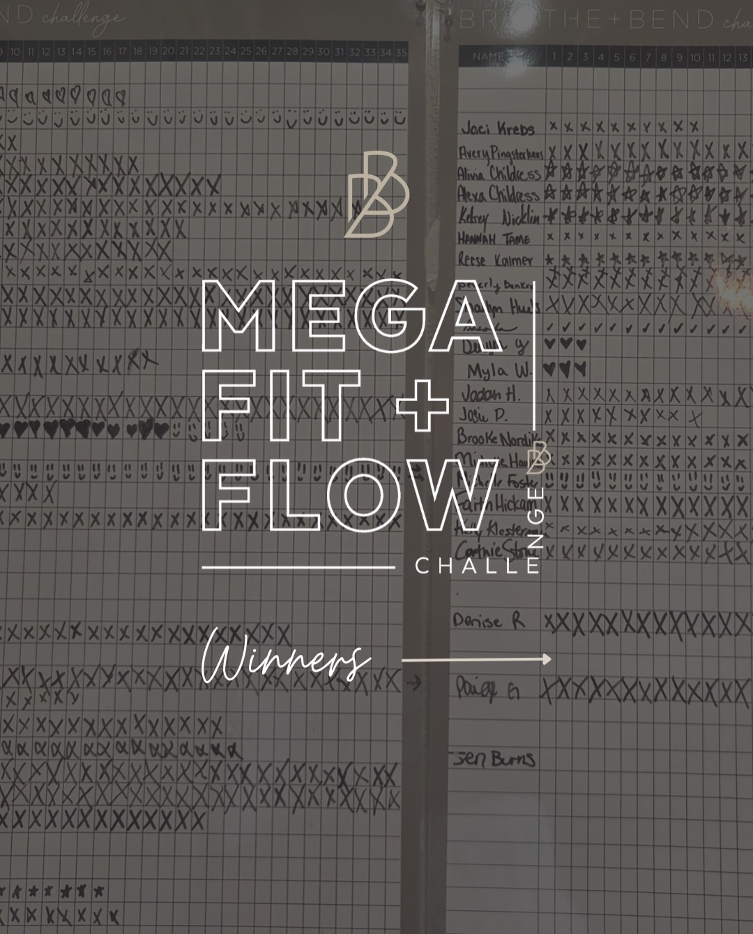 Our Mega Fit+Flow Challenge was a HIT!!!!! The results are in! 🎉 Congratulations to our Mega Fit + Flow Challenge winners—and to everyone who showed up, pushed themselves and made every class count. We’re so proud of you! 🤎
Swipe to see our winners! →
#breatheandbendchallenge #megafitflowchallenge