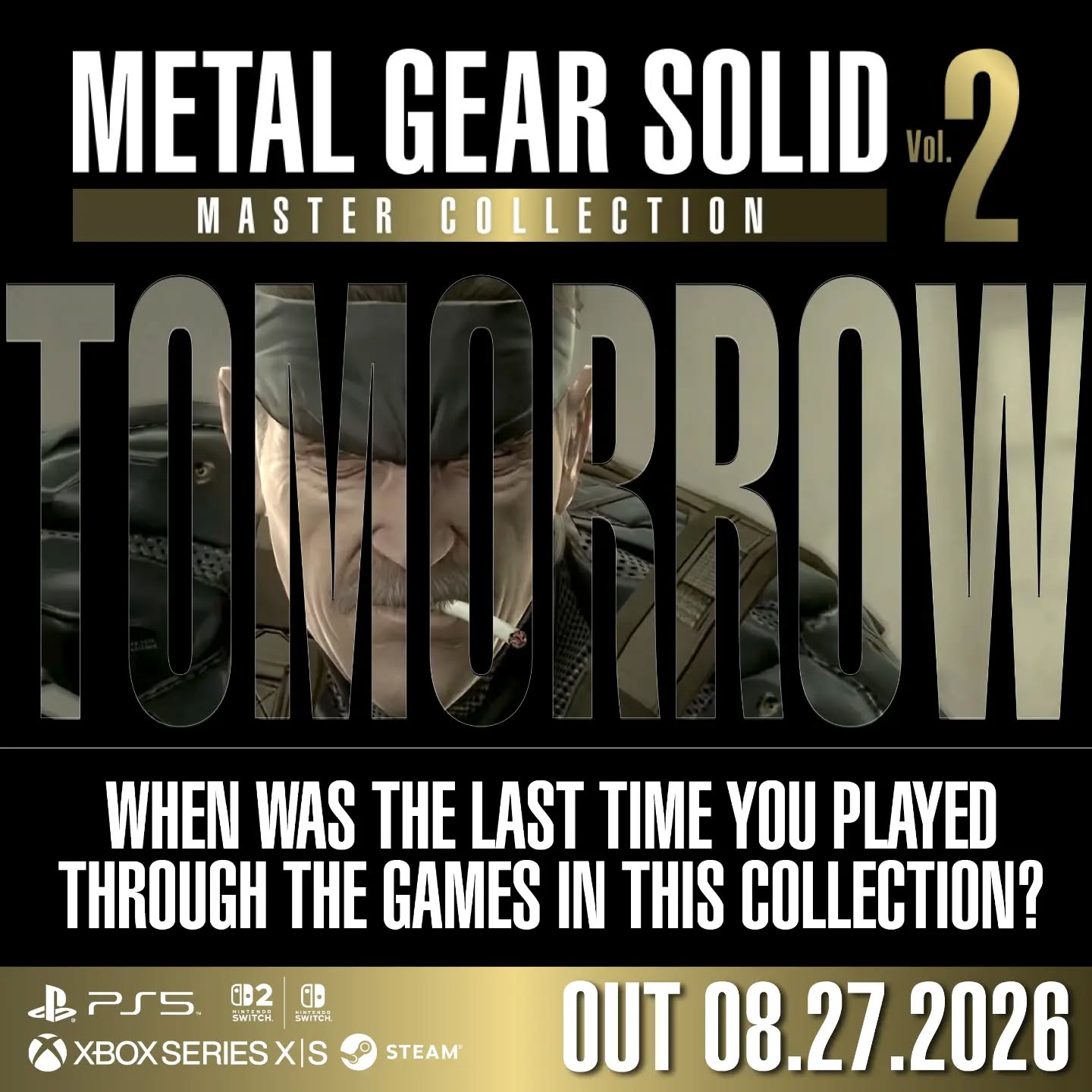 The final day dawns. 🫡
When's the last time you played MGS4 + PW?