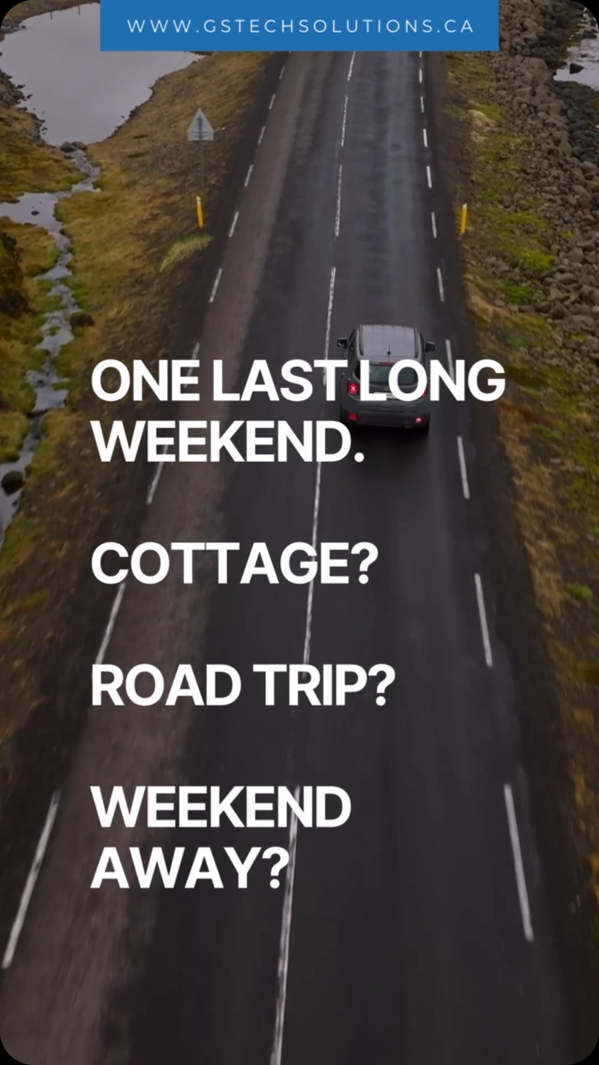 One last summer long weekend is almost here.
Whether youâre heading north, taking a road trip, or just spending a few days away from home, your security system can keep you connected to whatâs happening back home.
Check your cameras. Make sure your alerts are on. Test your remote access.
Then go enjoy the long weekend.
đ˛ GS Technical Solutions helping protect what you leave behind.
#LabourDayWeekend #HomeSecurity #GTASecurity #SecurityCameras #SmartSecurity