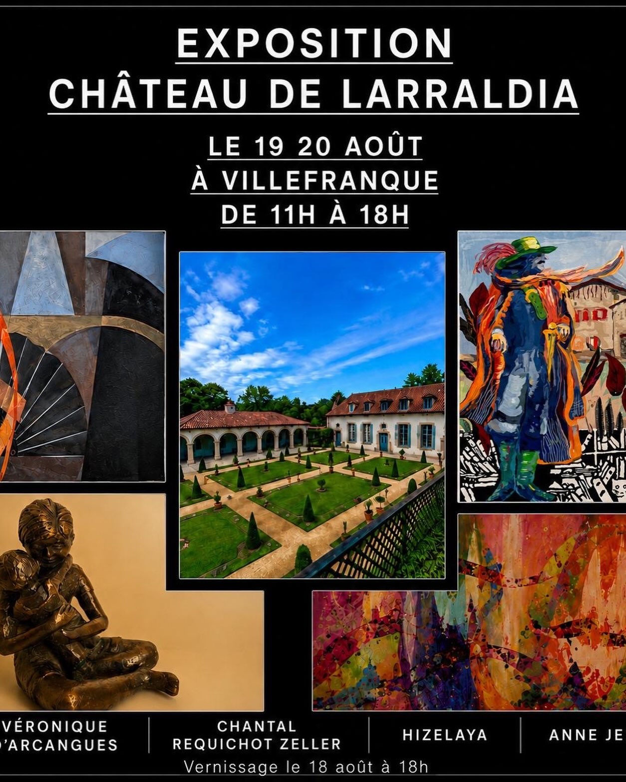 L exposition ESKUN ESKU ( main dans la main) qui a lieu au Château de Larraldia à Villefranque commence aujourd’hui et dure 3 jours. Je présente une série de collage sur le thème du bestiaire. Dans mon atelier à Urrugne, la beauté du monde me submerge chaque matin. J admire le vol des oiseaux, les chevreuils, les moutons, les sangliers. L intérêt de mes petits enfants pour ce monde animal m a donné l envie d’en faire un grand projet. Je vous raconte la suite ce soir ..#collage #animaux #darcangues #larraldia #villefranque