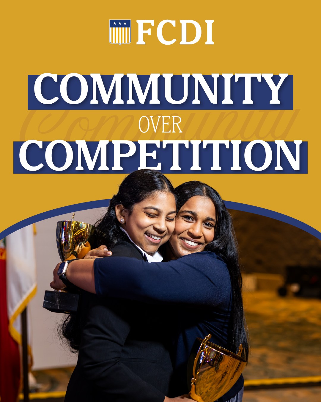 The best part of speech and debate isn’t always the trophies—it’s the people you meet along the way.
From practicing speeches to preparing rebuttals and offering encouragement before competition, teammates become lifelong friends who help each other grow both in and out of the classroom.
Tag a friend you made from FCDI below!