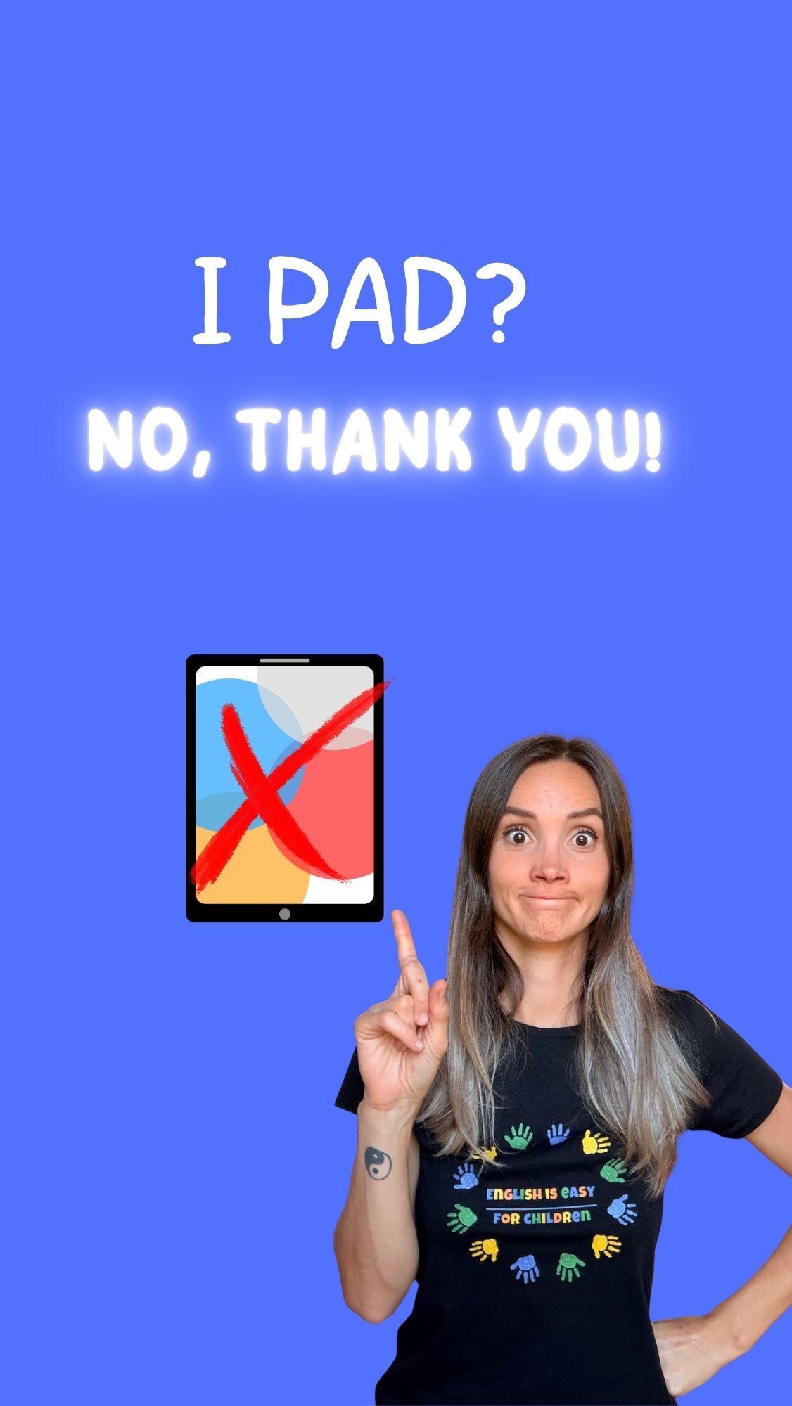🇮🇹Ti serve la lim?
Una domanda che quasi sempre mi viene fatta all’inizio dei percorsi in asilo. I media digitali con la loro abbondanza di stimoli visivi sono progettati per catturare l’attenzione automatica. Risultato?
❌I bambini sono catturati dalle immagini piu’ che dalle parole e dal suono della lingua. Ecco perche’ scelgo materiali nella maggior parte dei casi fatti a mano.
Niente schermo solo voce, suono, oggetti reali. Questo e’ solo un esempio, ma la mia casa e’ piena di oggetti di questo tipo! 😅
Fammi sapere che cosa ne pensi nei commenti ⤵️
🇬🇧Do you need an interactive whiteboard ?Something I pretty much get asked every time I start a course in a kindergarten.
❌Children get caught up in the images more than in the words and sound of the language. That’s why I choose materials that are, in most cases, hand-made.
No screen-just voice, music, real objects. This is just one example, but my house is full of things like this🤣😅
Let me know what you think in the comments ⤵️
#englishiseasyforchildren #teachingenglish #ingleseperbambini #educazionebilingue #KidsLearnEnglish
