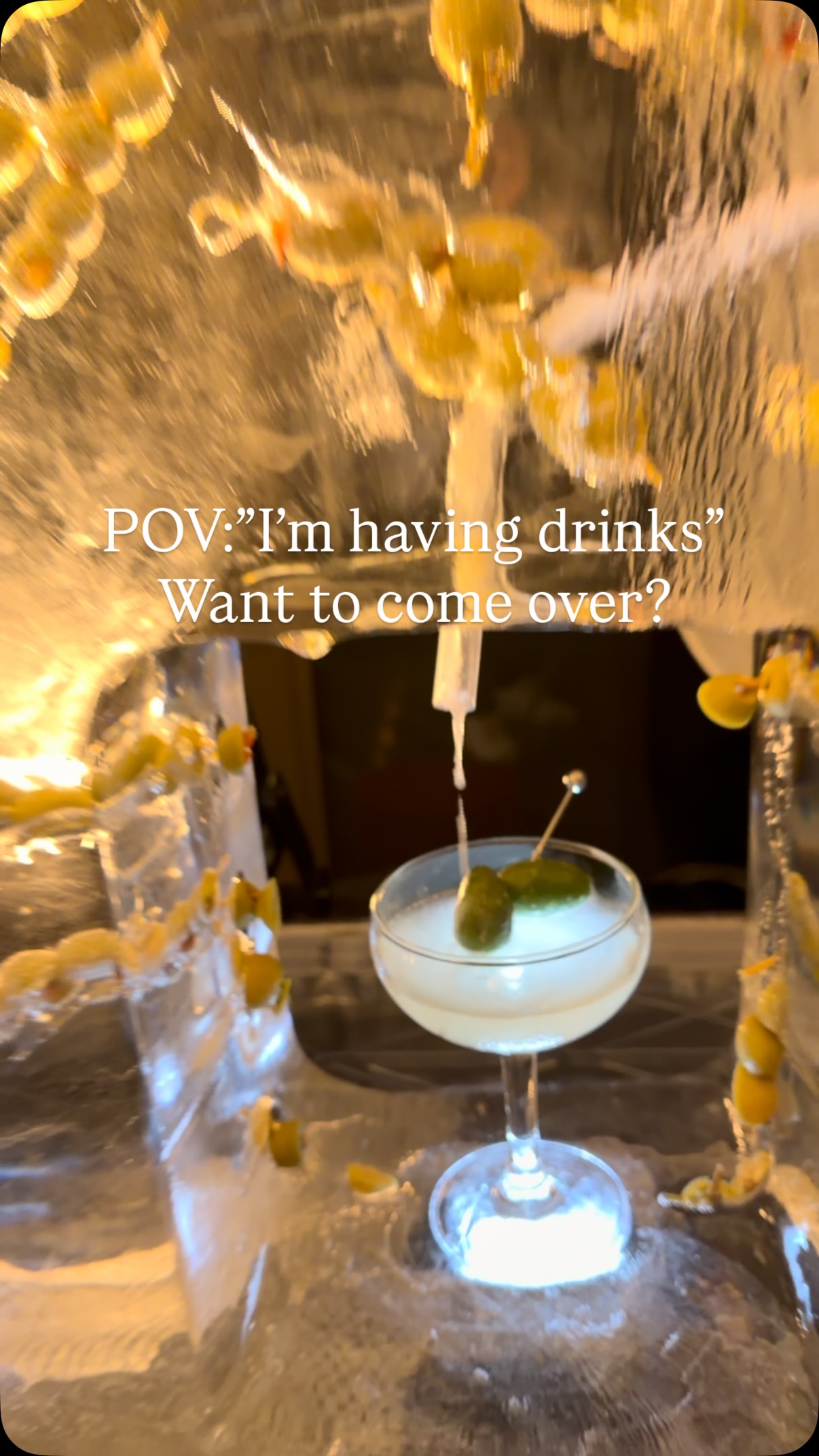 Want to come over?