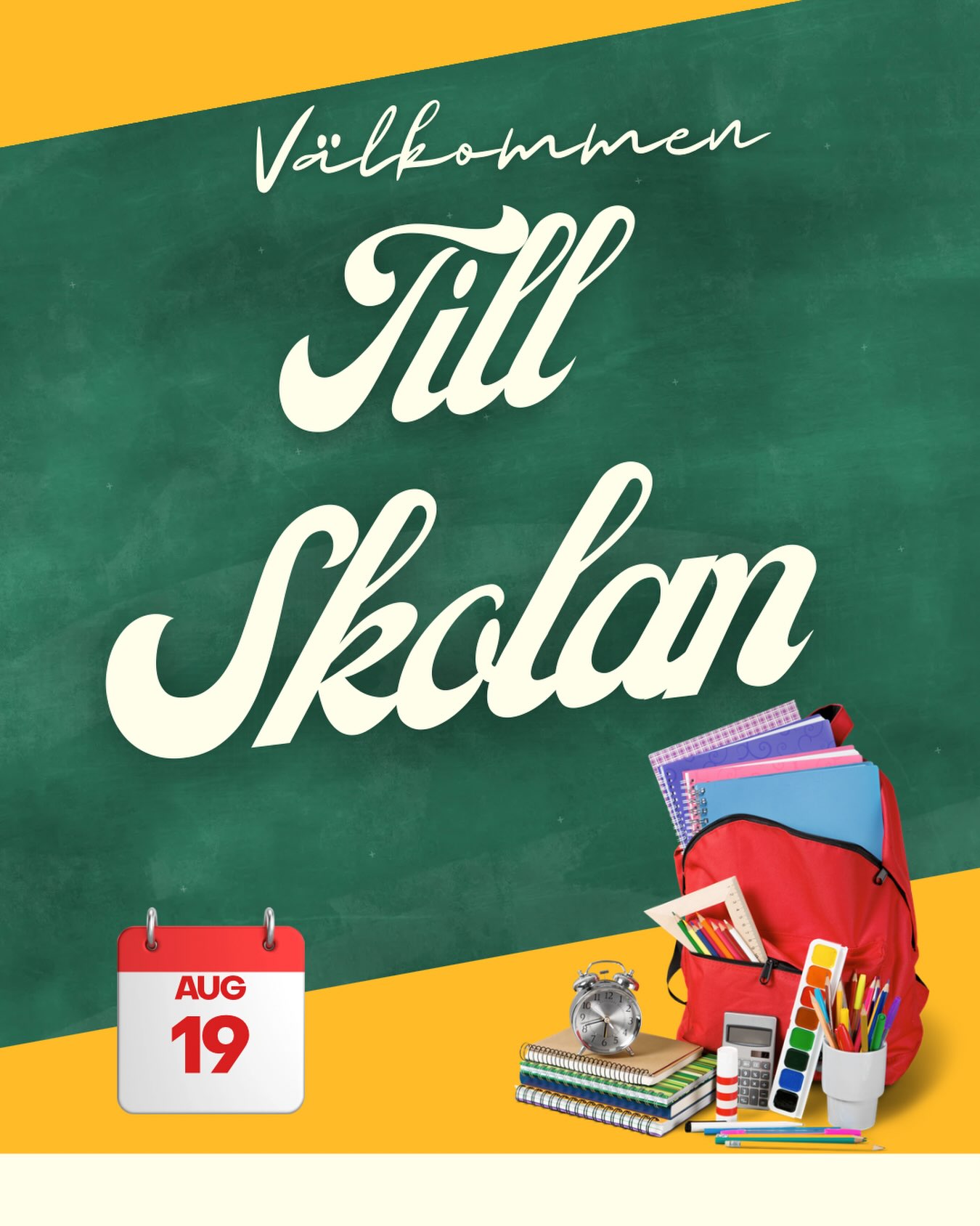 Nu kör vi igång 🙌🏼 Välkomna alla nya och gamla elever 🤩 Till en nytt läsår på Hosiannaskolan 💫 #itsgoingtobeagreatyear