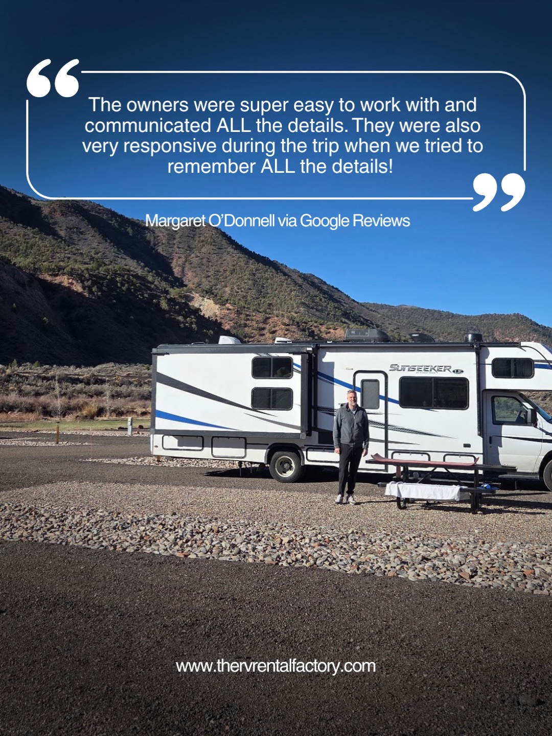 Don’t just take our word for it. ⭐️ From easy rentals to unforgettable road trips, we’re proud to help make the memories that last long after the RV is parked. 🚐
Ready to make some of your own? The road is waiting.