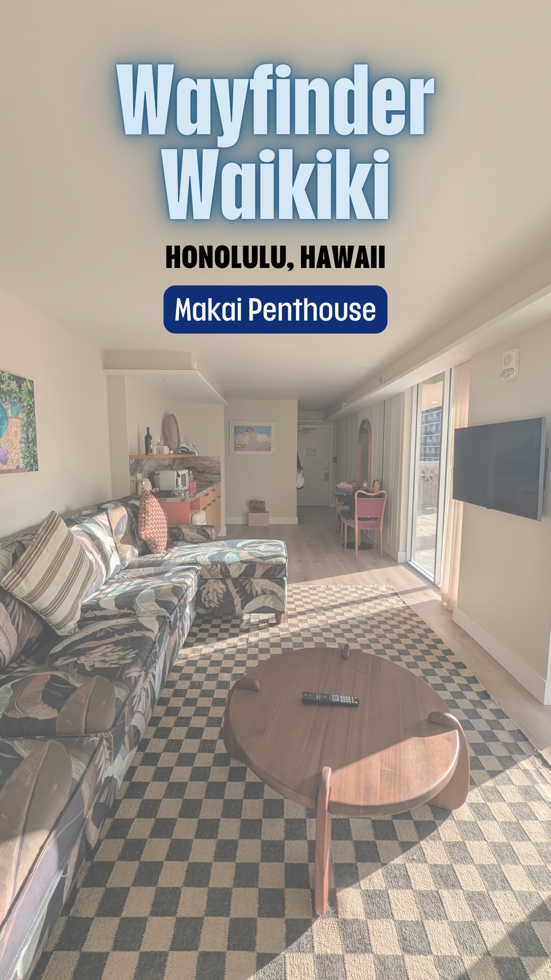 We stayed in the Makai Penthouse at Wayfinder Waikiki in Honolulu, and this room is genuinely one of the more memorable we've had in Hawaii.
The lanai is the star of the show, it's massive, and the corner balcony pulls in views of Diamond Head, the Waikiki skyline, and the canal all at once. There's also a record player in the room, which fits the vibe of the property perfectly. The hotel sits just a couple blocks from Waikiki Beach, so you get the location without being right in the middle of the chaos.
If you're headed to Honolulu and want something with personality and a great view, Wayfinder Waikiki is worth a serious look. 🌺
#WayfinderWaikiki #Waikiki #Honolulu #HawaiiTravel #DiamondHead #WaikikiHotel #HotelRoom #TravelReels