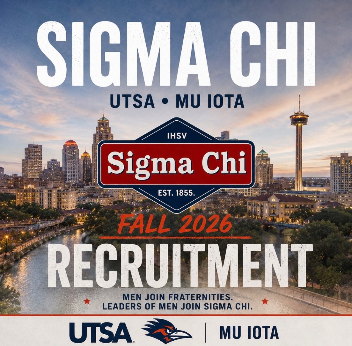 FALL RUSH 2026
We’ve got some big events planned for September 14–18. Reach out to brothers @sawyer_kaplan or @jdiaz_984 for more rush info.
We can’t wait to see all the future brothers out there. 🤝