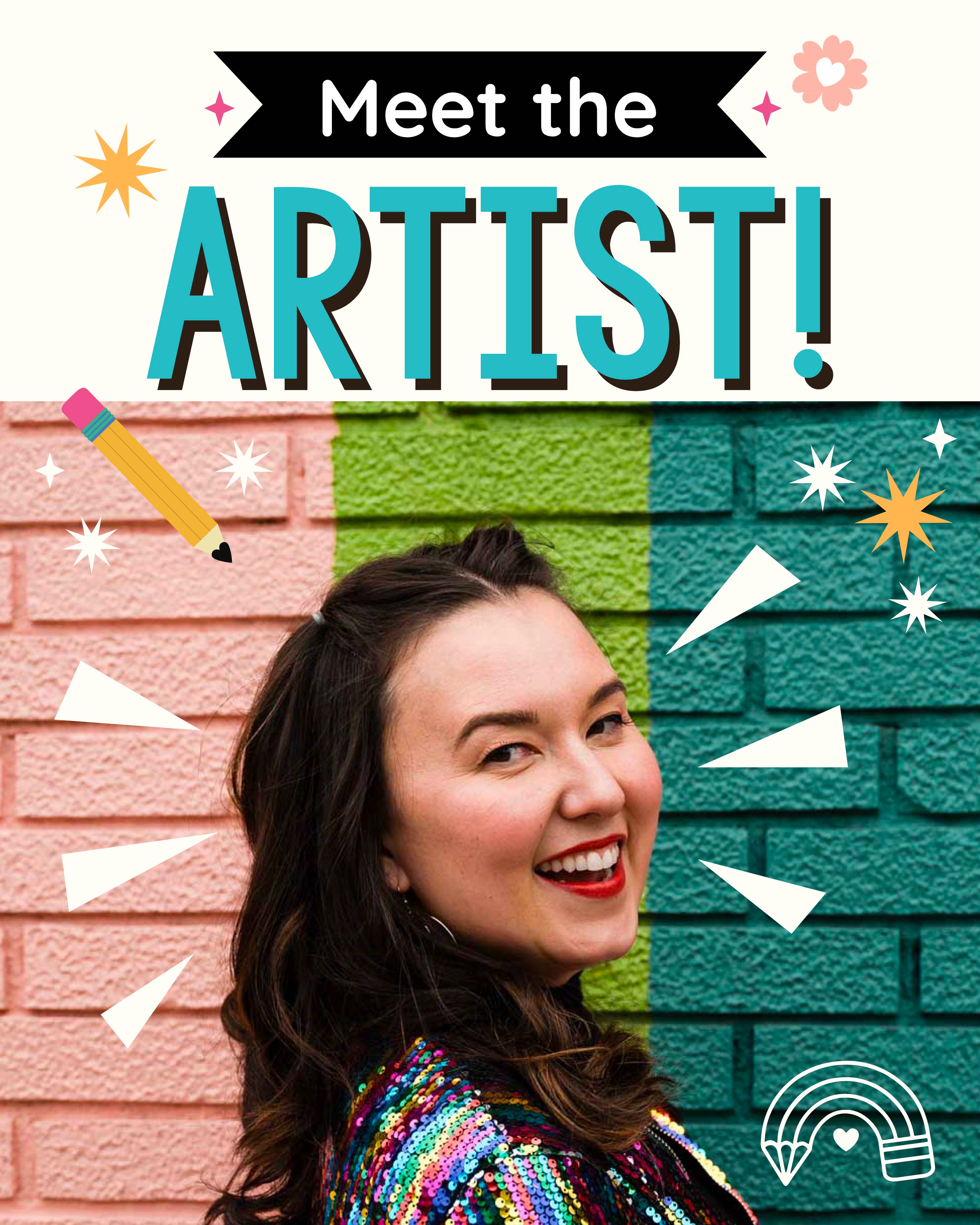 Hi! It’s me. Emiko - Eh-Mee-Ko. She/her. Illustrator, Product Designer. Muralist and soon to be author.
I love illustrating picture books, working on freelance design projects, making murals and hosting storytimes!
I’m so grateful I get to do these amazing things for my job. I also meet some cool people along the way! So I just wanted to reintroduce myself since I have a few new acquaintances on here. Some of you don’t know the many facets of my creative biz 🌈✨
Thanks for your support always, either buying my art or products, working on a project with me, letting me paint something for you, buying/reading Nana and Abuela, or coming to my public events!
Let me know if you have any questions, I’ll just be in my studio drawing up some crazy ideas 😊🌈❤️