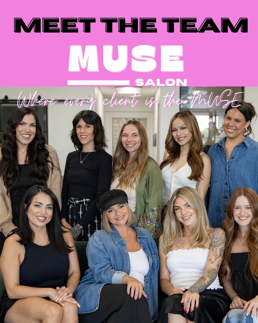 The team is growing (so are the services being provided Stay Tuned) and has never been hotter or more talented 😝🔥☺️🤭
One of the things we love most about our salon is that there really is a service provider for everyone.
Different specialties. Different personalities. Different experience levels. Different price points. Different schedules.
Whether you want lived-in color, a fresh cut, wedding-day glam, a little glow-up, or you’re just looking for a hair girl you genuinely click with ...there’s a good chance she’s here.
We don’t believe finding your stylist should feel intimidating. Sometimes it’s less about finding “the best” stylist and more about finding the right one for you.
That’s what makes having a team so special.
There’s a chair here with your name on it.
@alex.inmyhead_ @glossedbygraciee @klaralynnhair @hairbybailey.dicarlo @celinamrealtor @kenz.co_ @co.michelle.xo @styles_byhannah @goodjuju_themuse