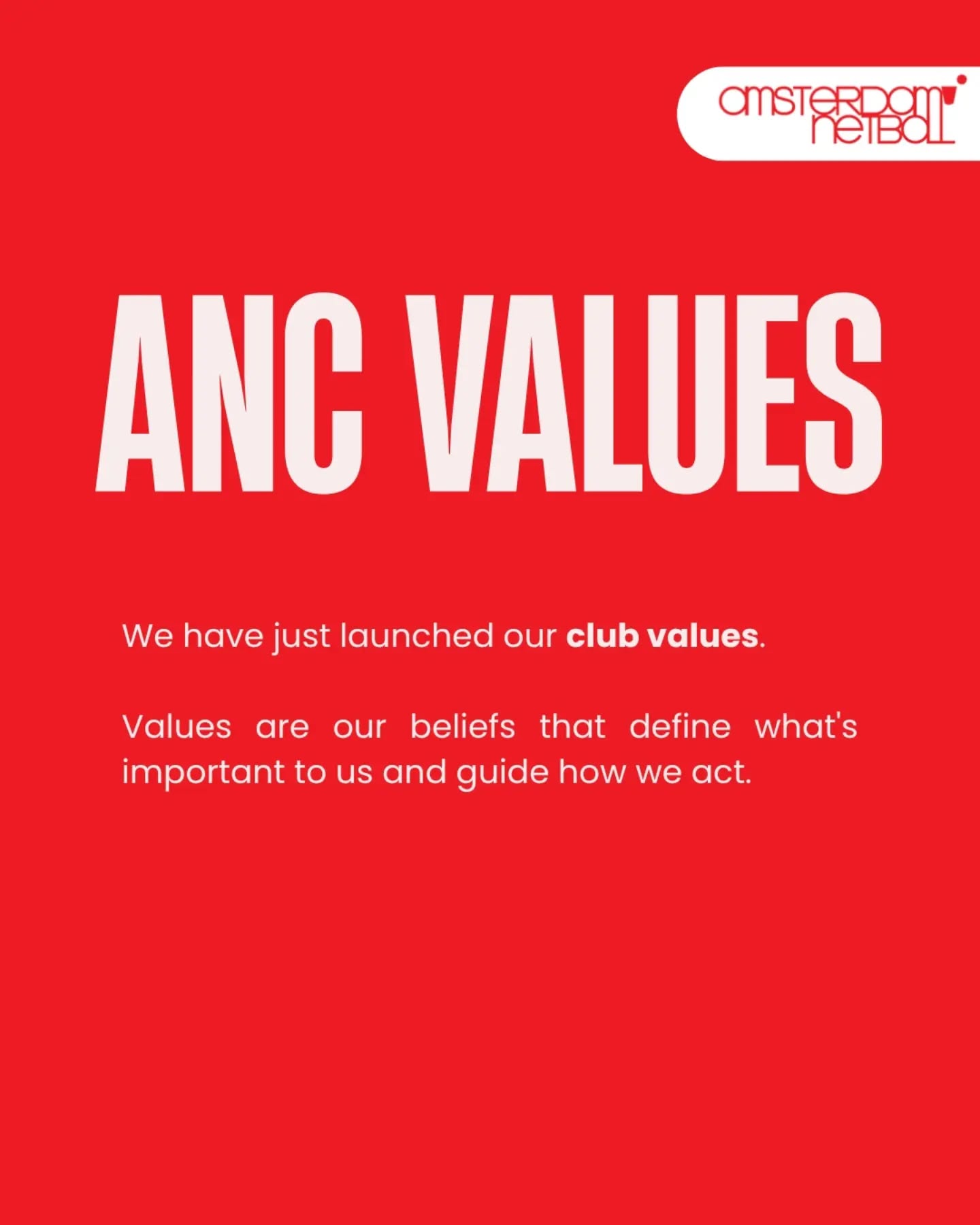 This is who we are ❤️
After listening to our members and leaders through a workshop and surveys, we've turned 55 different values into 8 core values that represent ANC:
🤝 Community | 🙌 Respect | 🌱 Growth | 🏆 Success | 🎉 Fun | 💪 Commitment | 🌏 Inclusiveness | ❤️ Wellbeing
These values will help shape everyday club life - from the decisions we make to the experiences we create together.
We'll be sharing these 8 Values in the coming months, as well as input from our members on what each value means to them. 🥰
8 Values, one shared culture, one ANC.
#ANC #ANCValues #OneANC #ClubCulture
PS: thank you to our wonderful member Fiona for guiding us through the process 💕