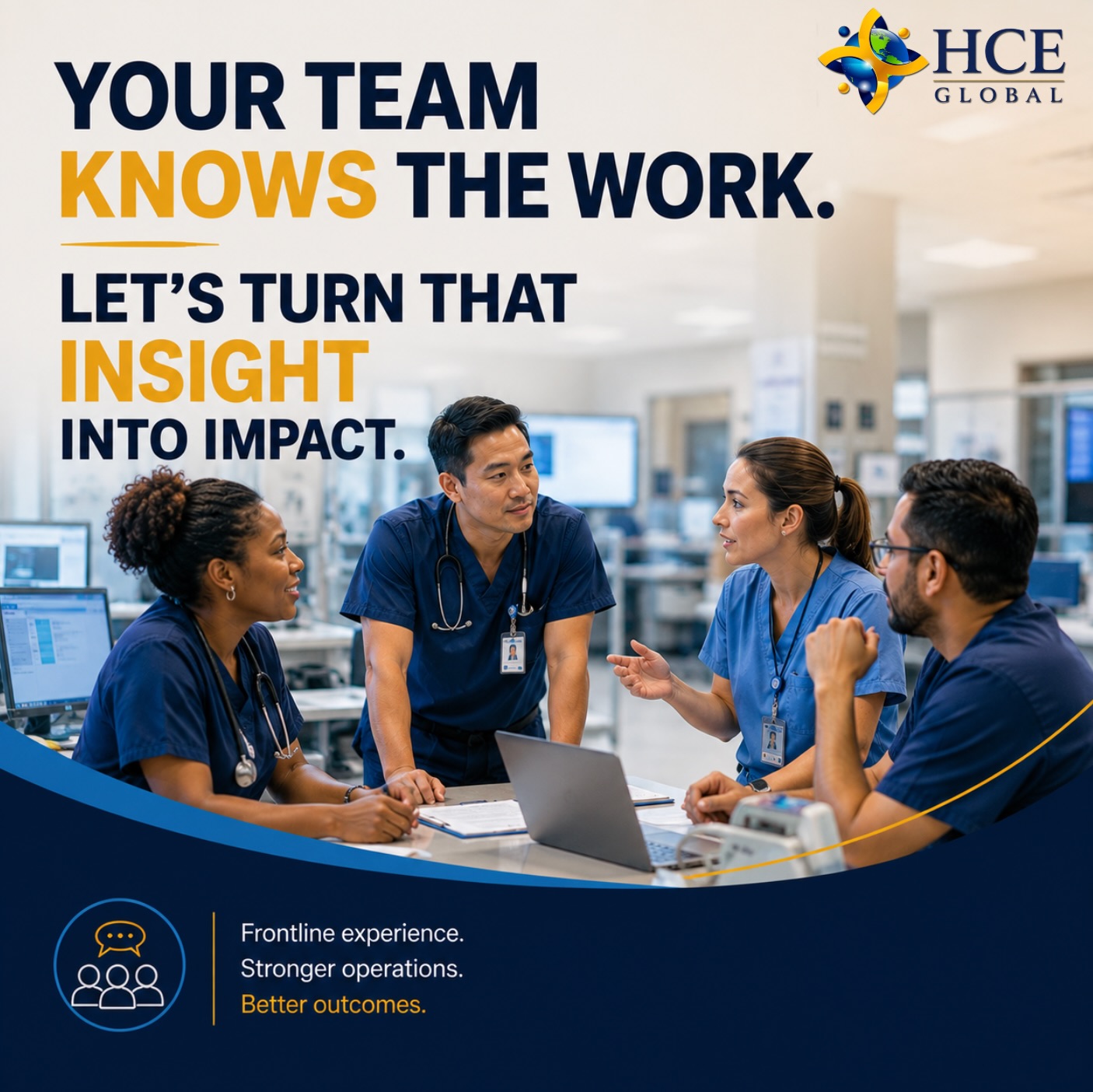Your team knows what works and where there’s room to improve. HCE Global helps turn that firsthand experience into smarter operations, stronger teams, and lasting results.
#HealthcareConsulting #HealthcareLeadership #HealthcareOperations #OperationalExcellence #HCEGlobal