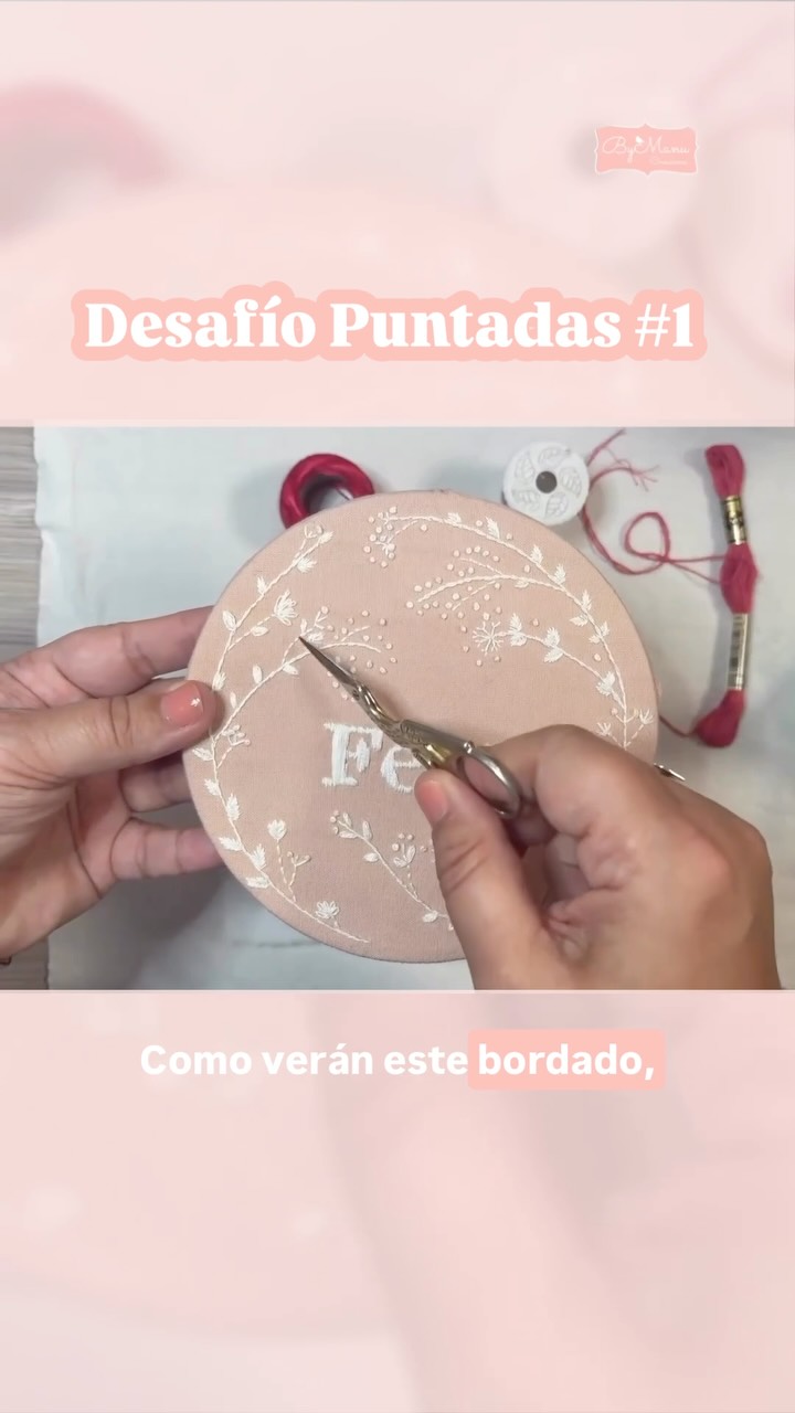 ¿Querés aprender a hacer punto atrás? 🪡✨
Es una puntada sencilla y súper útil para bordar líneas, letras y contornos.
Este es un pedacito del primer episodio de Desafío Puntadas 💕
El tutorial completo ya está en mi canal de YouTube.
🔗 Encontrás el enlace en mi bio.
#PuntoAtrás #BordadoParaPrincipiantes #DesafíoPuntadas #bordado
