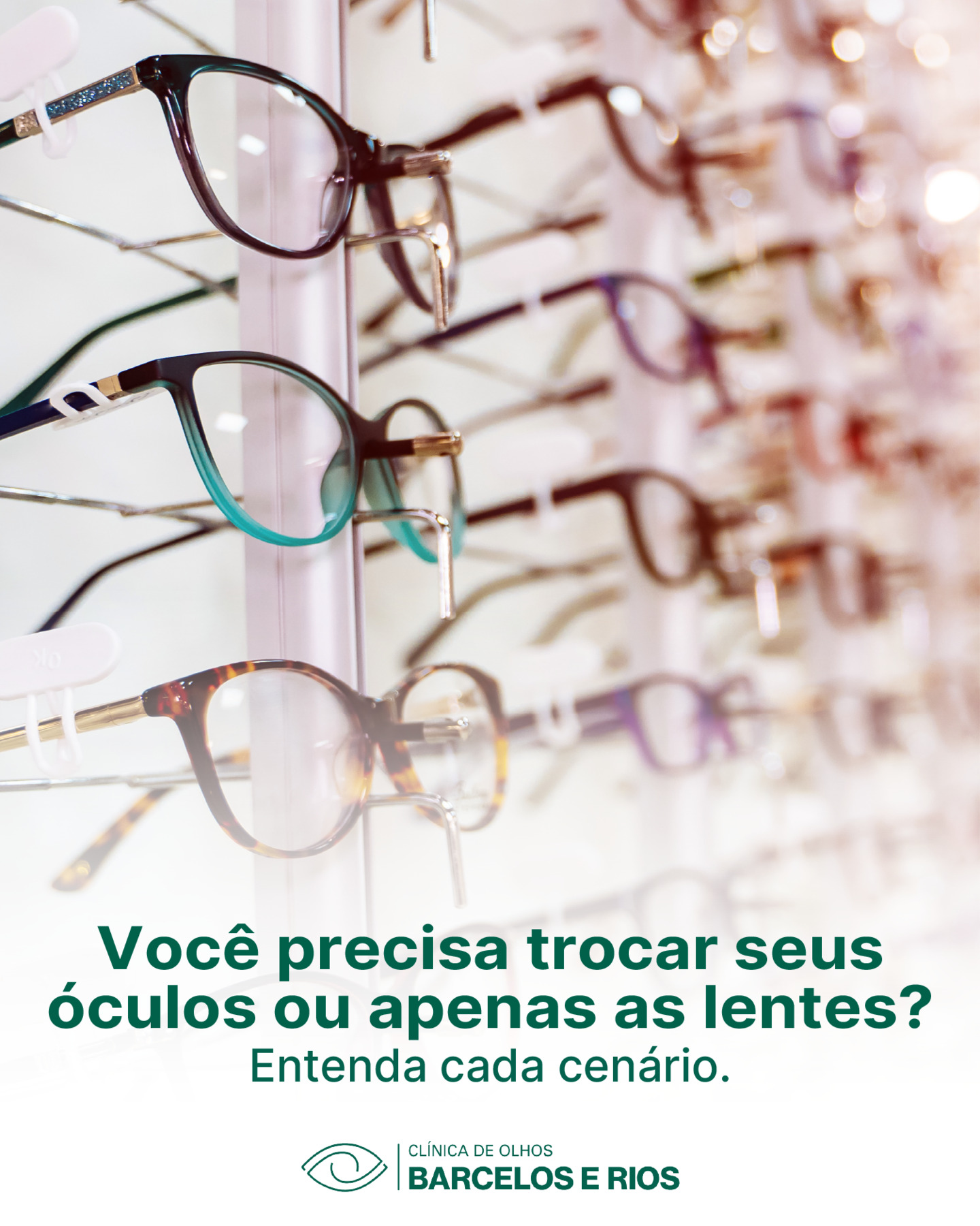 Seu óculos não está mais como antes… mas será que você realmente precisa trocar tudo? 👀
Às vezes, o problema está apenas no grau, nas lentes desgastadas ou até no ajuste da armação.
🔎 Uma avaliação pode te mostrar se é hora de trocar só as lentes, ajustar a armação ou renovar tudo.
Como anda a sua visão? Conheça os nossos serviços e agende a sua consulta!
#clinicadeolhos #oftalmologista #saudeocular #visao #visaomonocular #barceloserios #viamao #novohamburgo