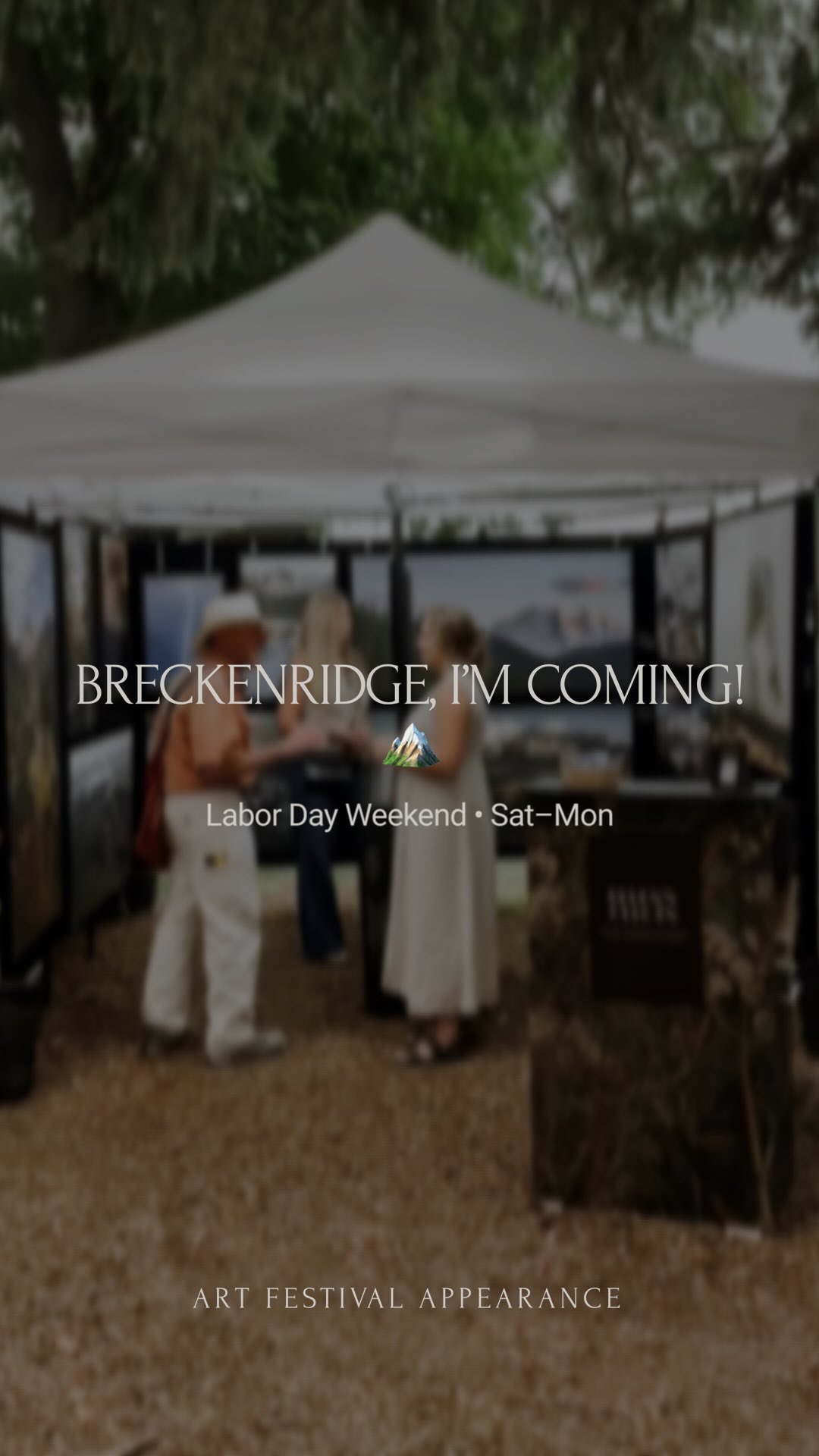 Breckenridge, I’m coming for you! 🏔️🙌🏽
I’ll be back in Colorado next weekend for Labor Day Weekend, bringing a whole collection of landscapes with me, including plenty of Colorado favorites. 💁🏼♀️
Come find me at the upcoming 51st Breckenridge Gathering at the Great Divide Art Festival on September 5, 6, 7 Breckenridge, CO. So next Saturday through Monday, see the work in person, and say hi! Whether you’ve been following along for years or you’re just discovering my work, I’d love to meet you!
📍 Breckenridge, Colorado
🗓️ Next Saturday–Monday | Labor Day Weekend
If you’re going to be in the summit county area, send this to whoever you’re bringing with you and come find my booth!
#coloradoart #artfestivals